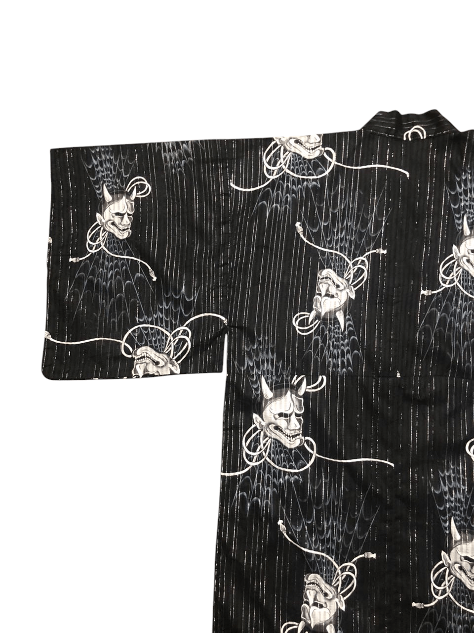 Komono Very Rare Kimono Black and White Ohio Long Kimono Japan Size US L / EU 52-54 / 3 - 9 Thumbnail