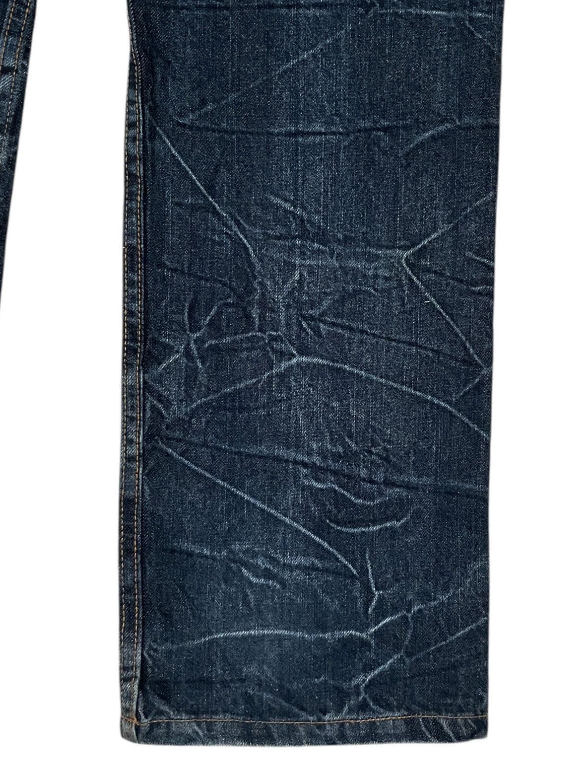 If Six Was Nine × Japanese Brand × Le Grande Bleu (L.G.B.) Vintage Japanese Brand Nylaus Double Waist Jeans 2000s Size US 31 - 6 Thumbnail