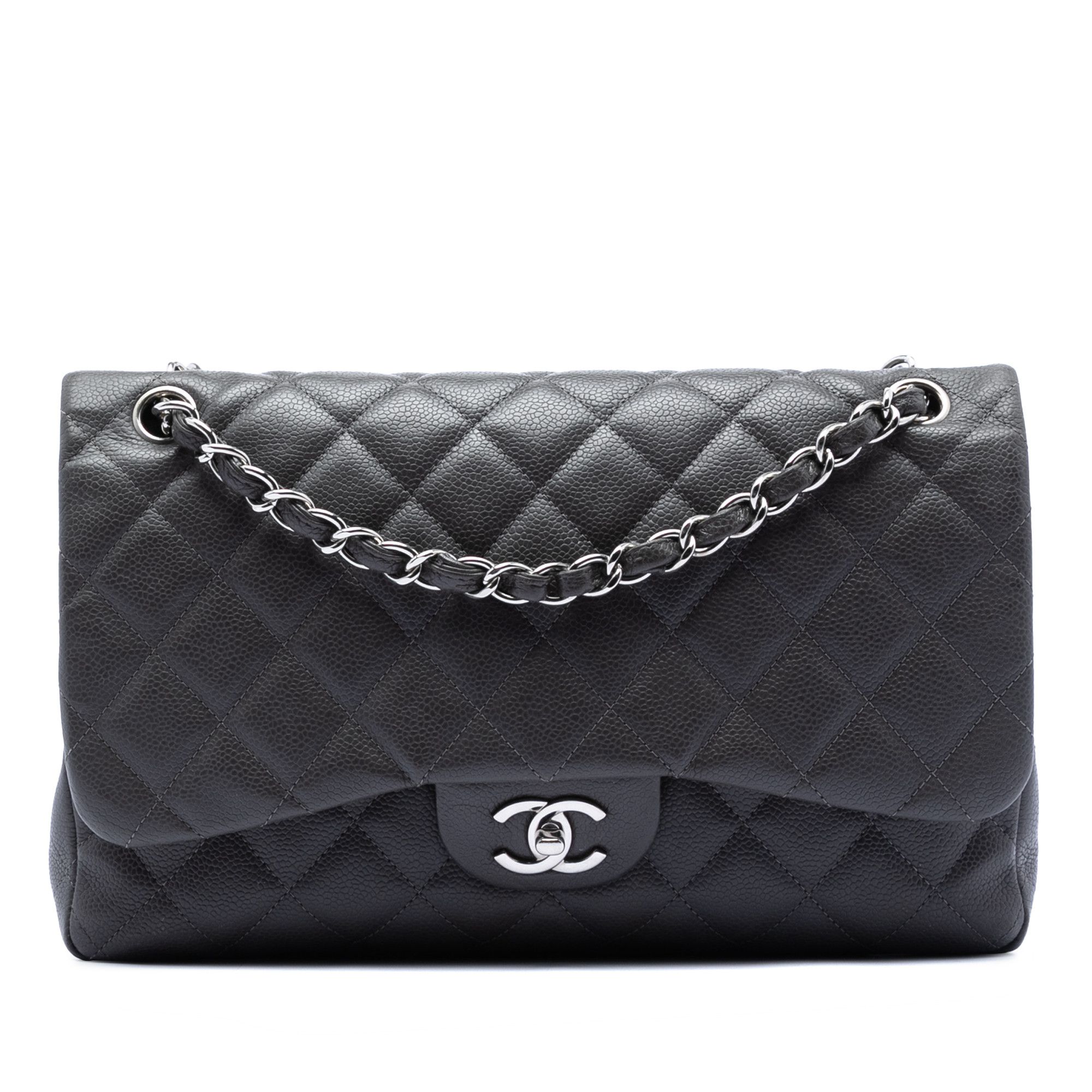 Chanel Chanel Jumbo Classic Caviar Double Flap Size ONE SIZE - 1 Thumbnail