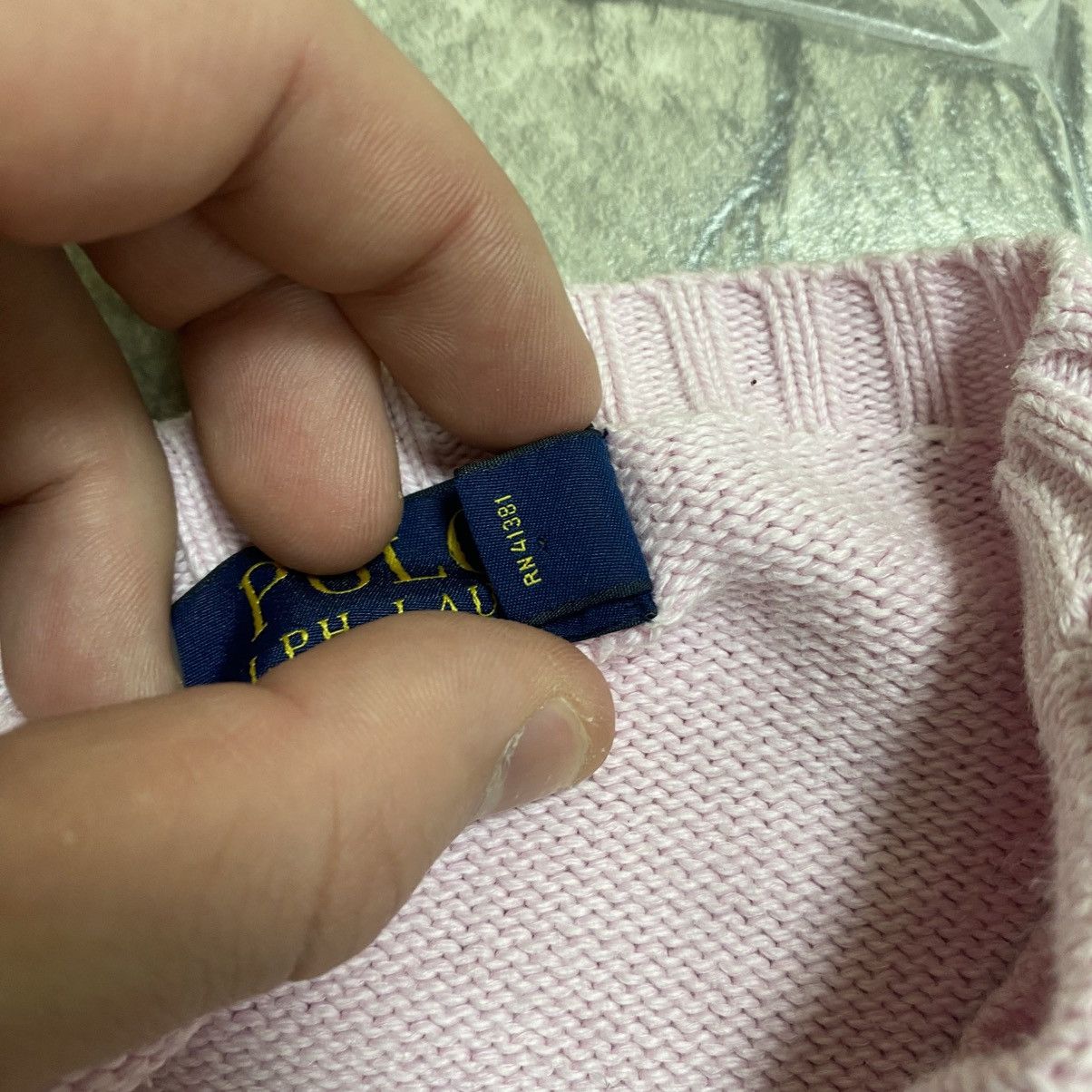 Polo Ralph Lauren Vintage Polo Ralph Lauren Sweater Knit Jumper Pink Size L Size US L / EU 52-54 / 3 - 11 Thumbnail