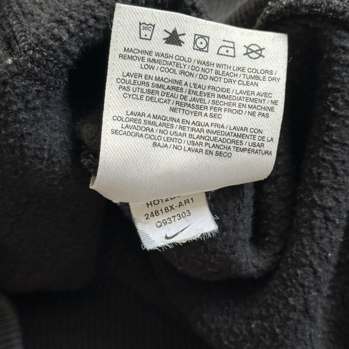 NCAA × Nike Vintage Nike Army Black Knights Center Swoosh Hoodie Size US M / EU 48-50 / 2 - 9 Thumbnail