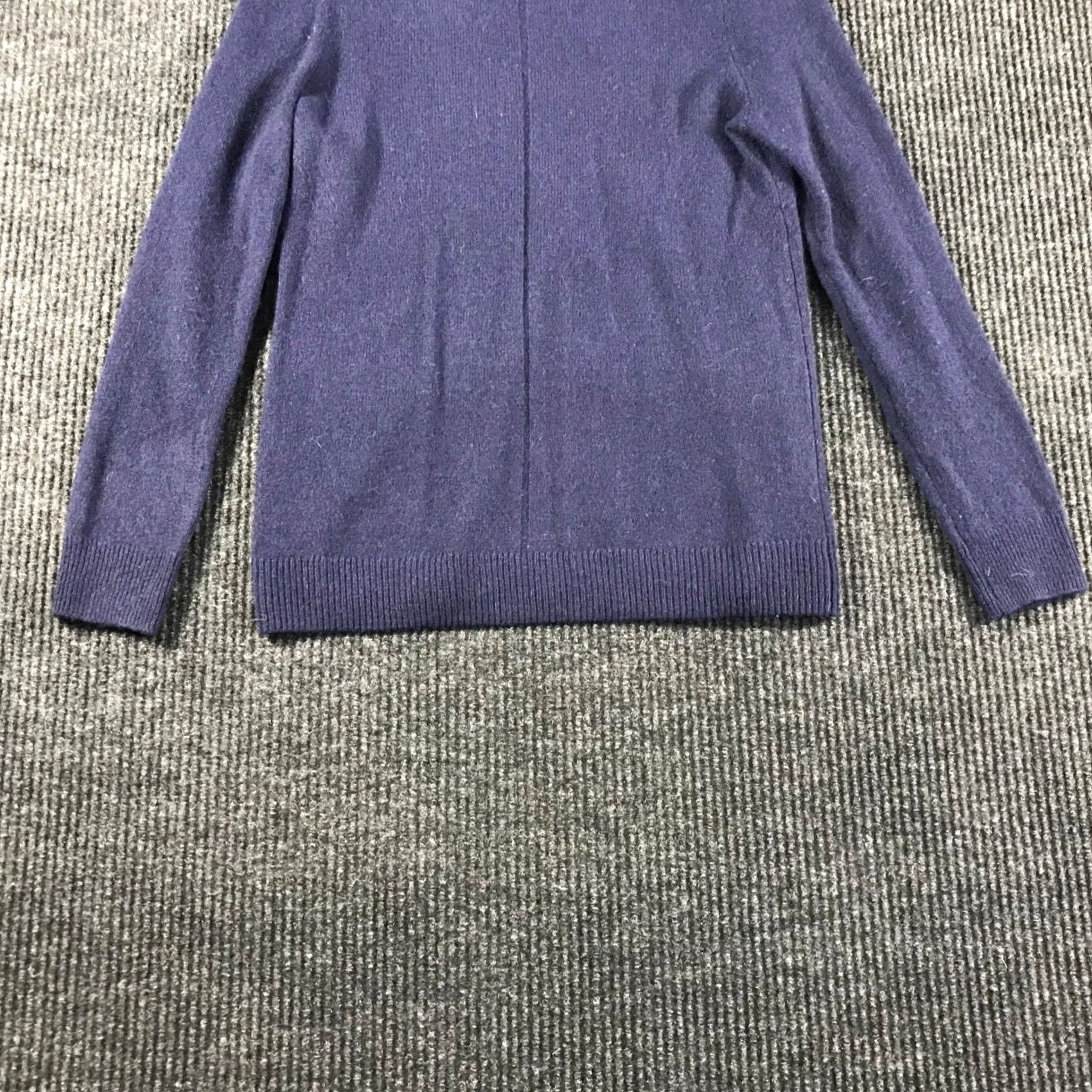 Vintage 41 Hawthorn Womens V-Neck Long Sleeve Knit Pullover Sweater Blue Size XS Size XS / US 0-2 / IT 36-38 - 7 Thumbnail