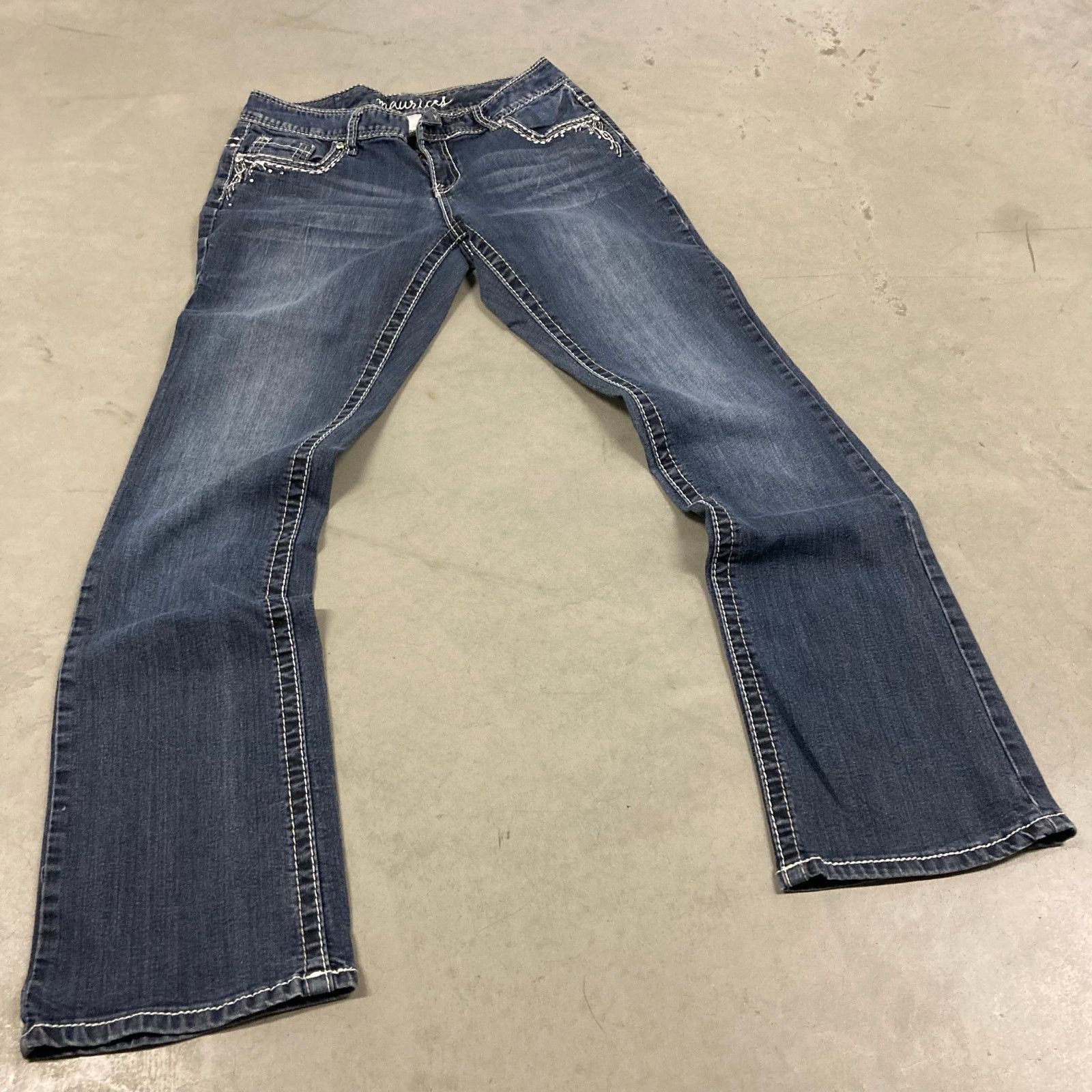 Vintage Y2K Maurices low rise bootcut Jeans 30x31 Size US 30 / EU 46 - 1 Thumbnail