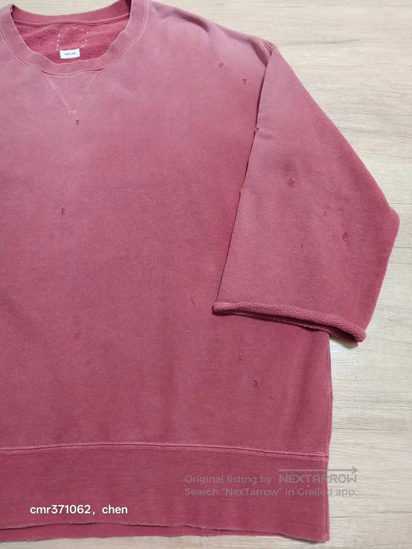 Visvim visvim 21AW Jumbo Sweat 3/4 Crash. Size US M / EU 48-50 / 2 - 4 Thumbnail