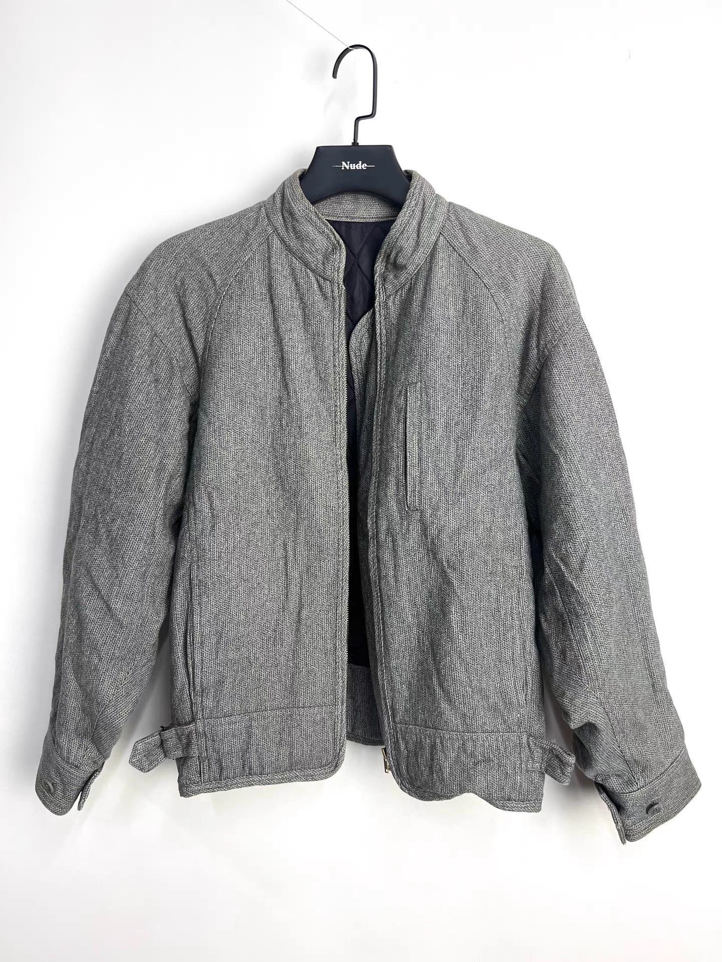 Issey Miyake Gray Zip-Up Light Jacket Size M Size US M / EU 48-50 / 2 - 2 Thumbnail