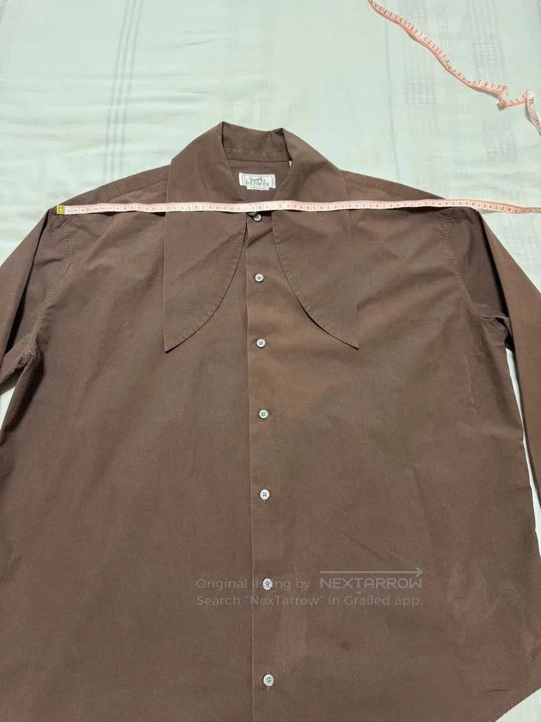 Hermes Hermes Big Collar Shirt Jacket. Size US L / EU 52-54 / 3 - 3 Thumbnail
