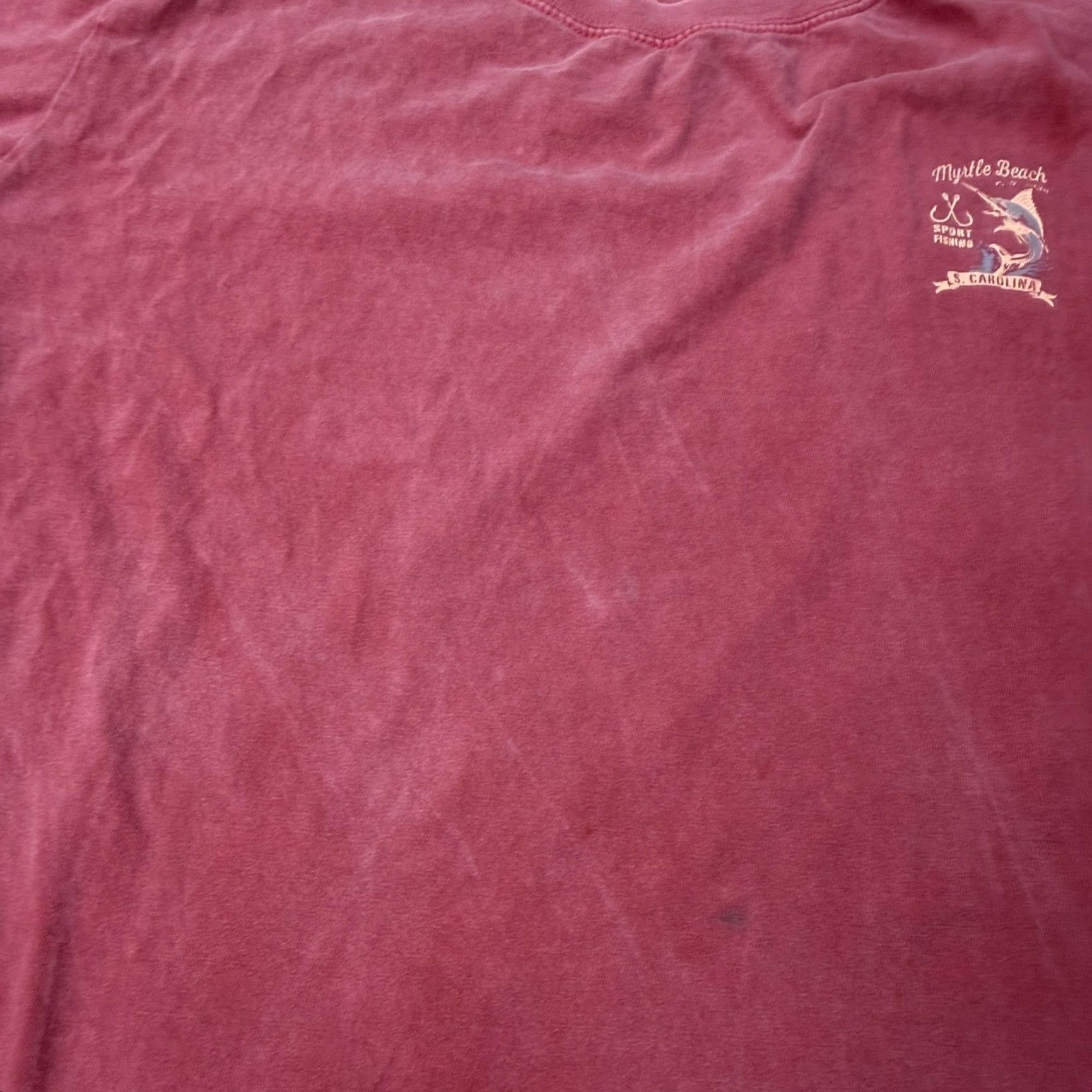 Vintage Sport Fishing Shirt Myrtle Beach Mens XL Red Graphic Tee Marlin South Carolina Size US XL / EU 56 / 4 - 4 Thumbnail