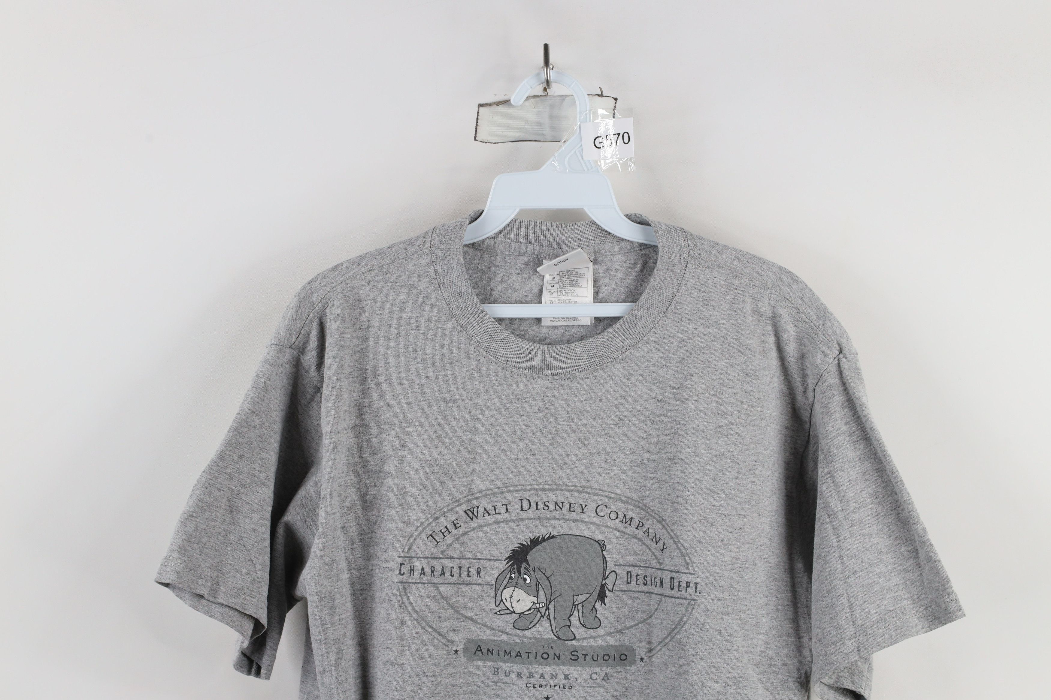 Disney × Vintage Vintage 90s Disney Winnie the Pooh Eeyore Studio T-Shirt Size US M / EU 48-50 / 2 - 2 Thumbnail