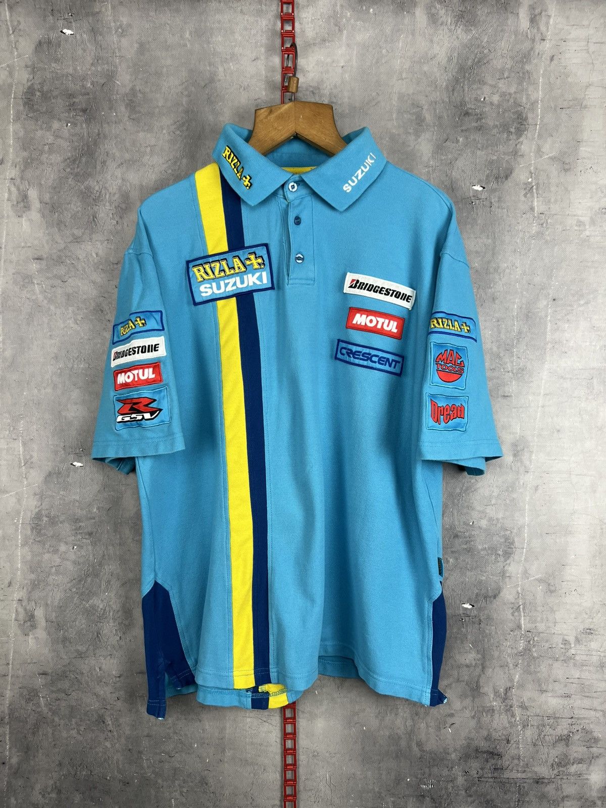 Vintage Suzuki Rizla Racing MotoGP - Polo Shirt size xl Size US XL / EU 56 / 4 - 1 Thumbnail