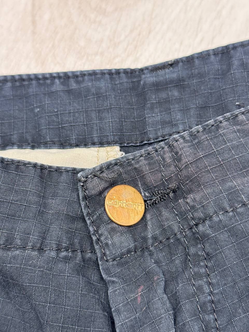 Carhartt Vintage black carhartt cargo pants workwear size 34 x 32 Size US 34 / EU 50 - 16 Thumbnail