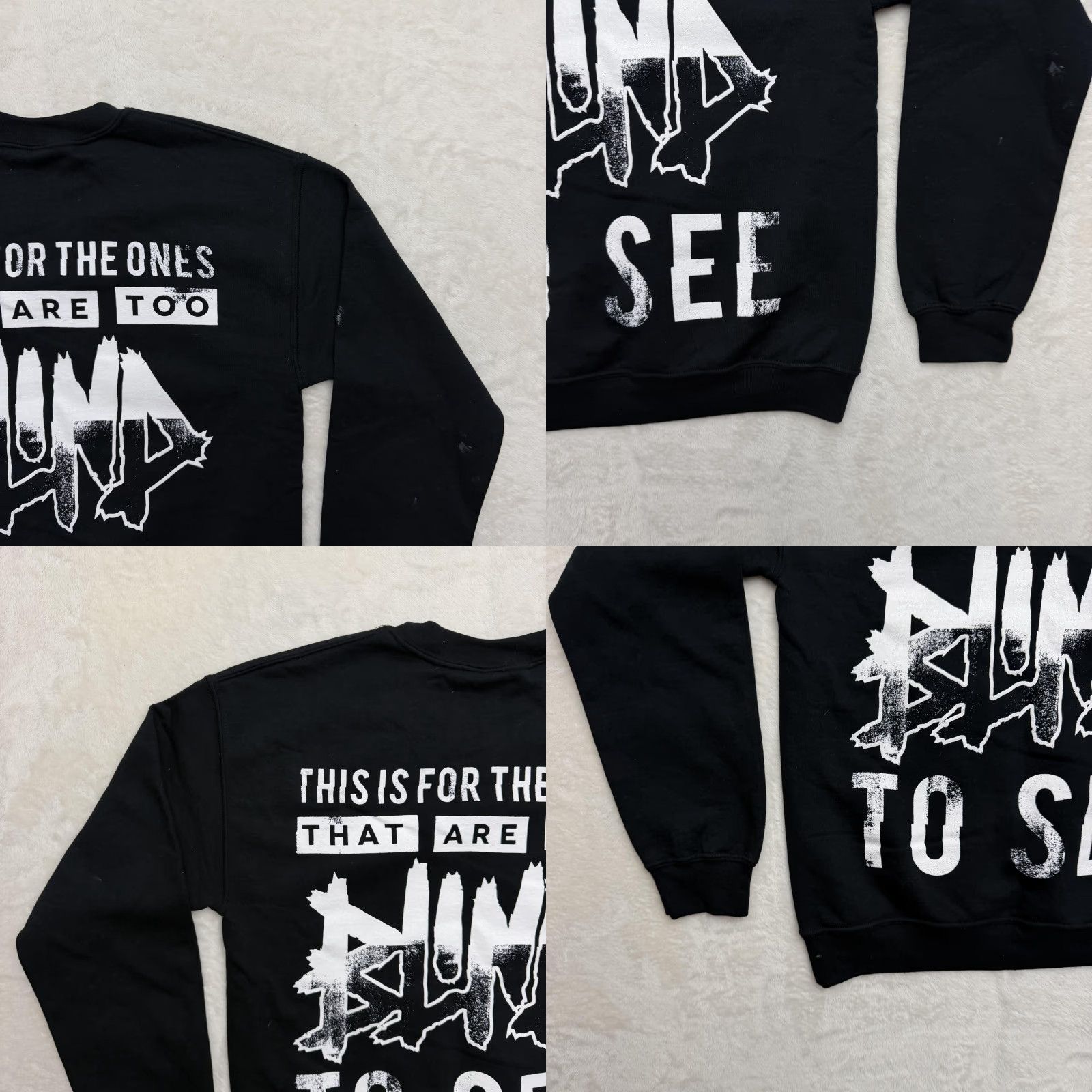 Gildan Myka Relocate Sweatshirt Mens Small Black Gildan Heavy Blend Fleece Graphic Print Music Rock Pullover Size US S / EU 44-46 / 1 - 9 Thumbnail