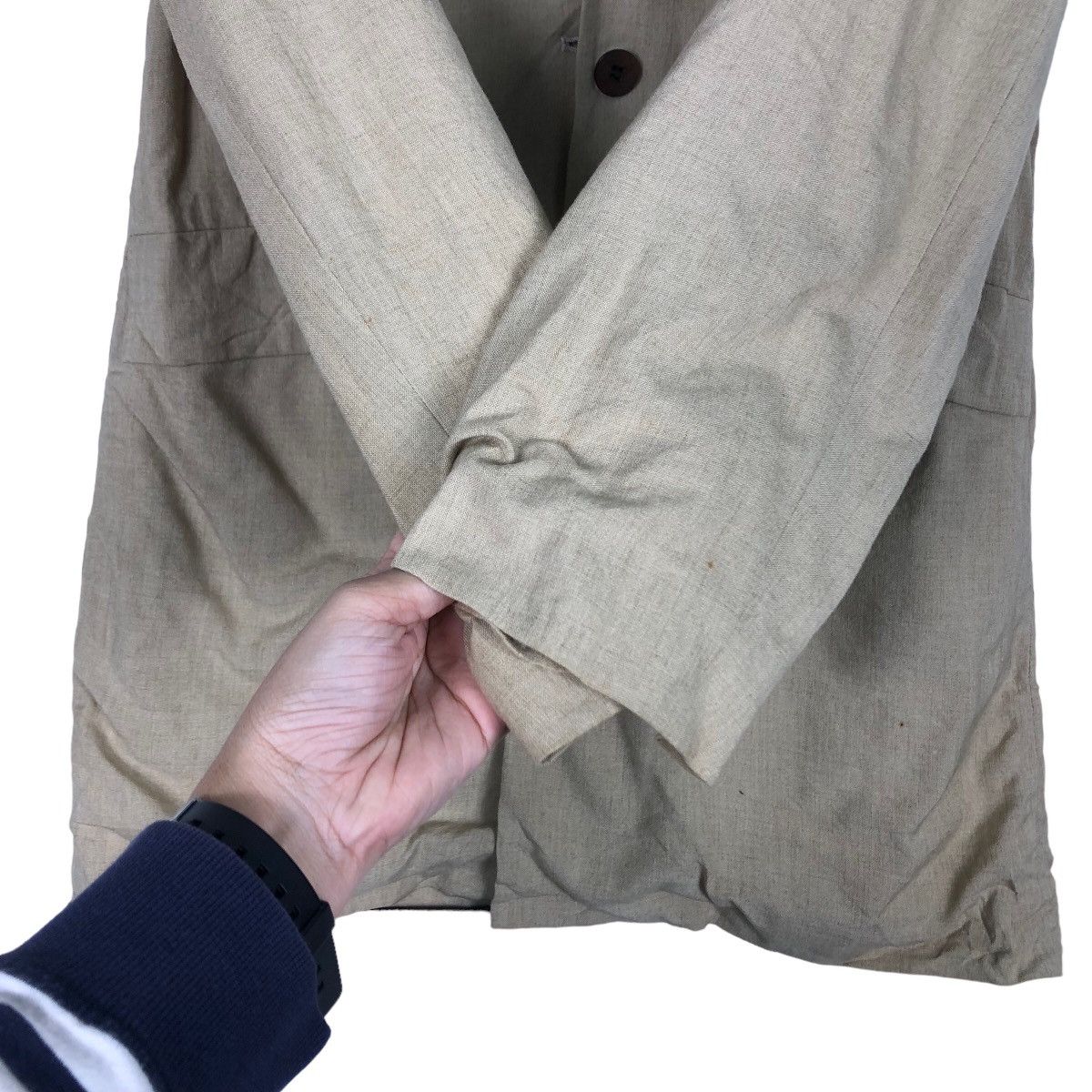 Yohji Yamamoto 🔥Chore Rayon Double Breast Jacket I Wish Y’s Yohji Yamamoto Size US M / EU 48-50 / 2 - 13 Thumbnail