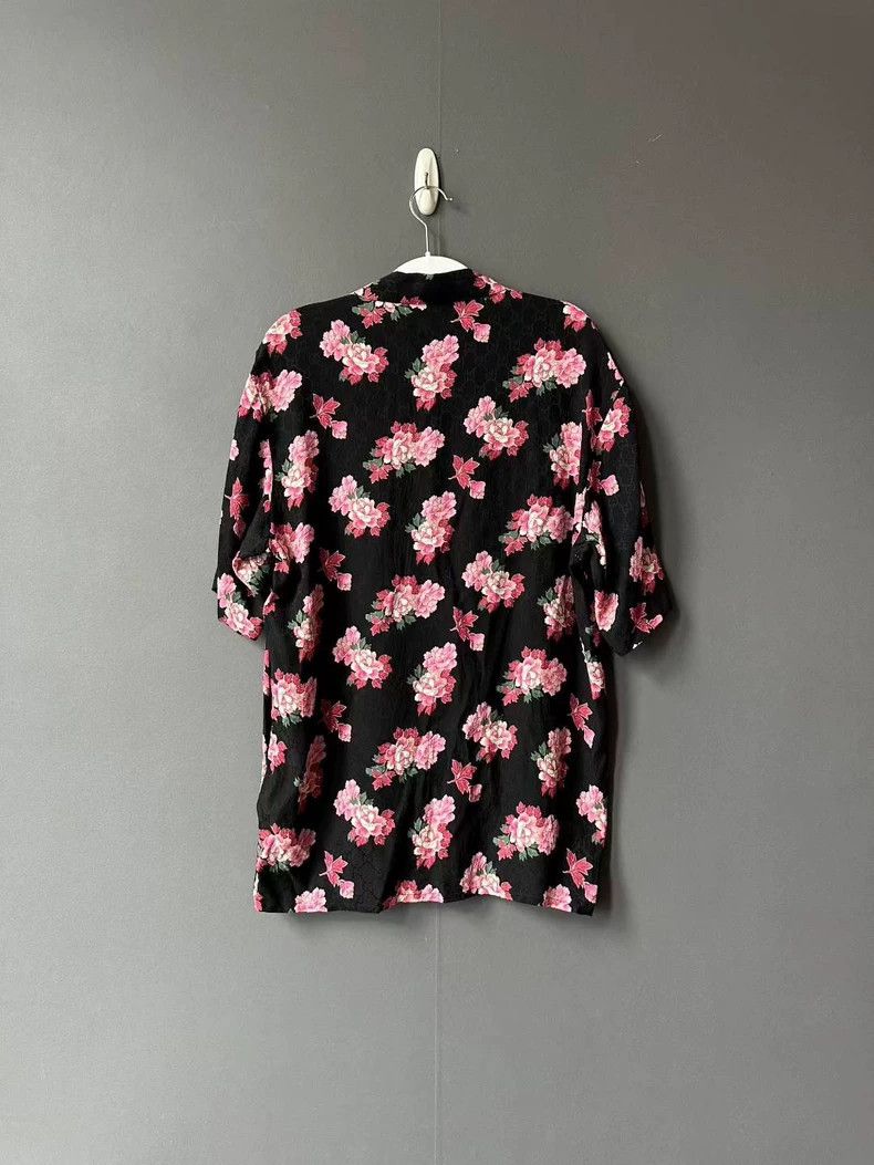Gucci Gucci Full-print dark-patterned short-sleeved shirt Size US S / EU 44-46 / 1 - 2 Thumbnail