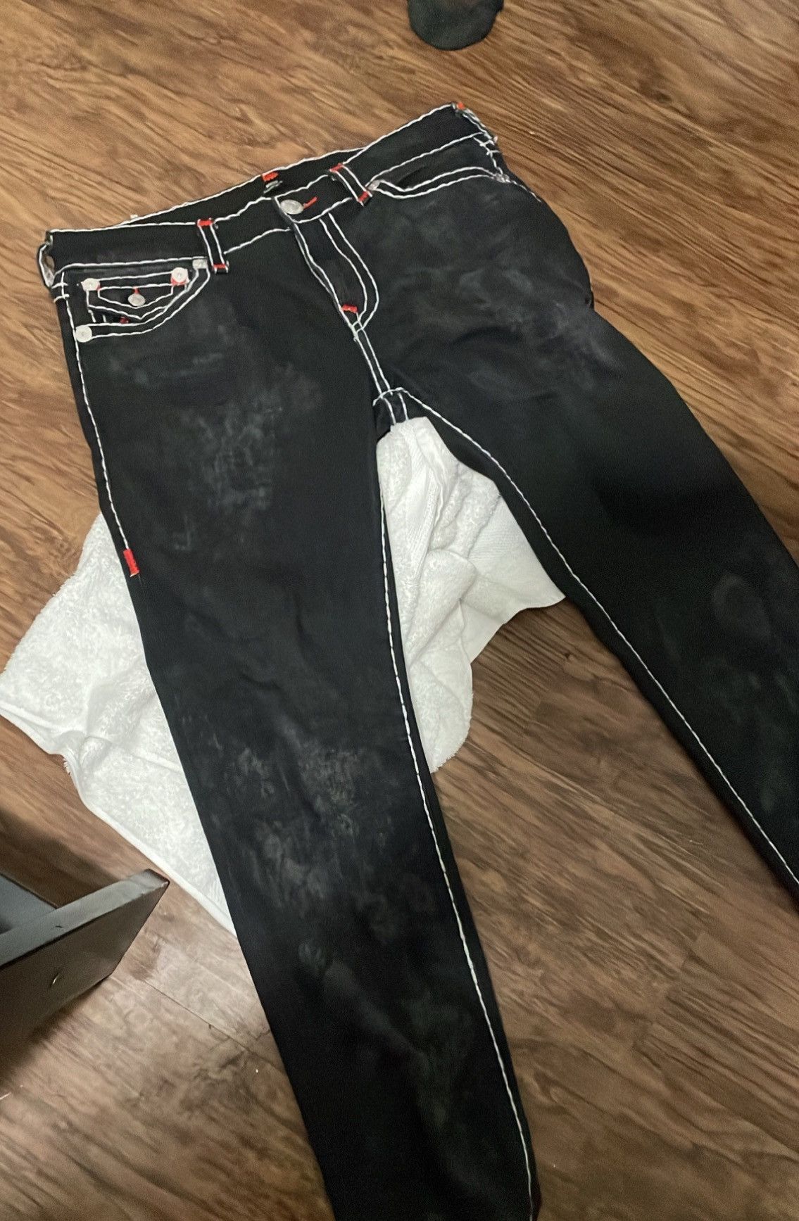 True Religion Black true religion pants with a scorpius black wash on it Size US 36 / EU 52 - 6 Thumbnail