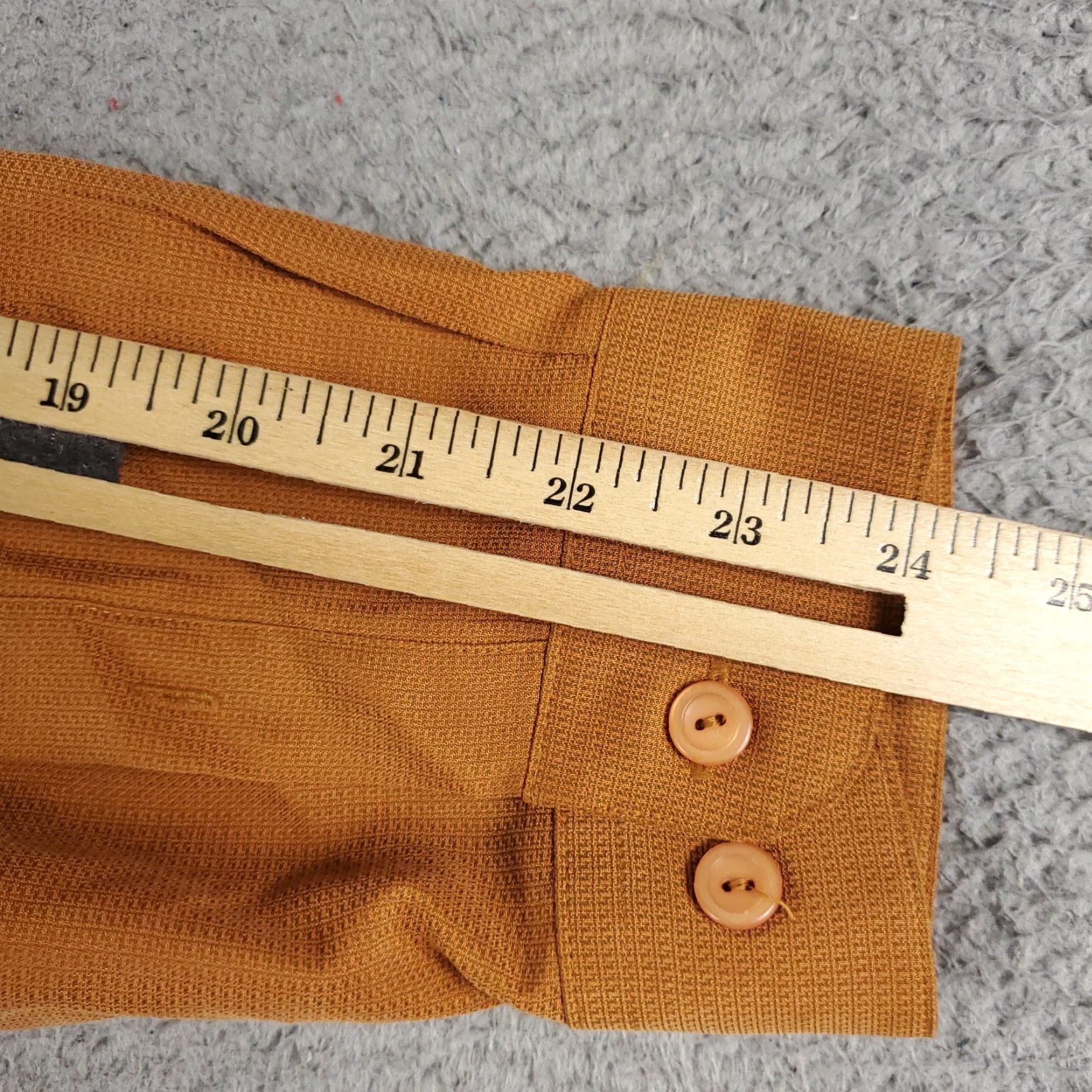 BUGATCHI Bugatchi Uomo Shirt Mens Large Orange Casual Button Up Long Sleeve Size US L / EU 52-54 / 3 - 6 Thumbnail