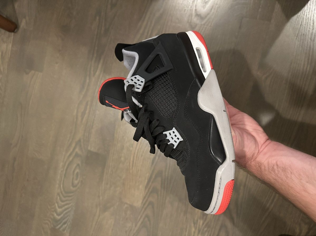 Jordan Brand Air Jordan 4 Bred 2019 Size US 11 / EU 44 - 4 Thumbnail