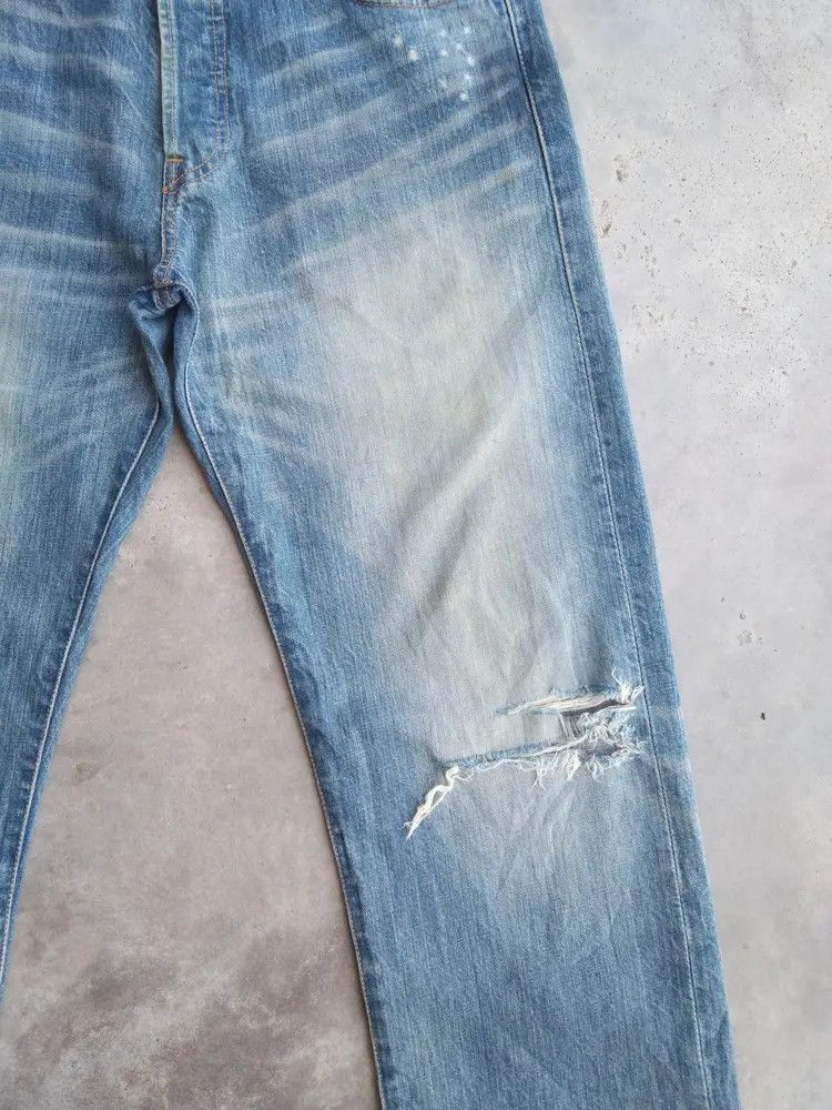 Levi's Vintage Levi's 501 Rusty Wash Distressed Jeans 30x32 Size US 30 / EU 46 - 6 Thumbnail