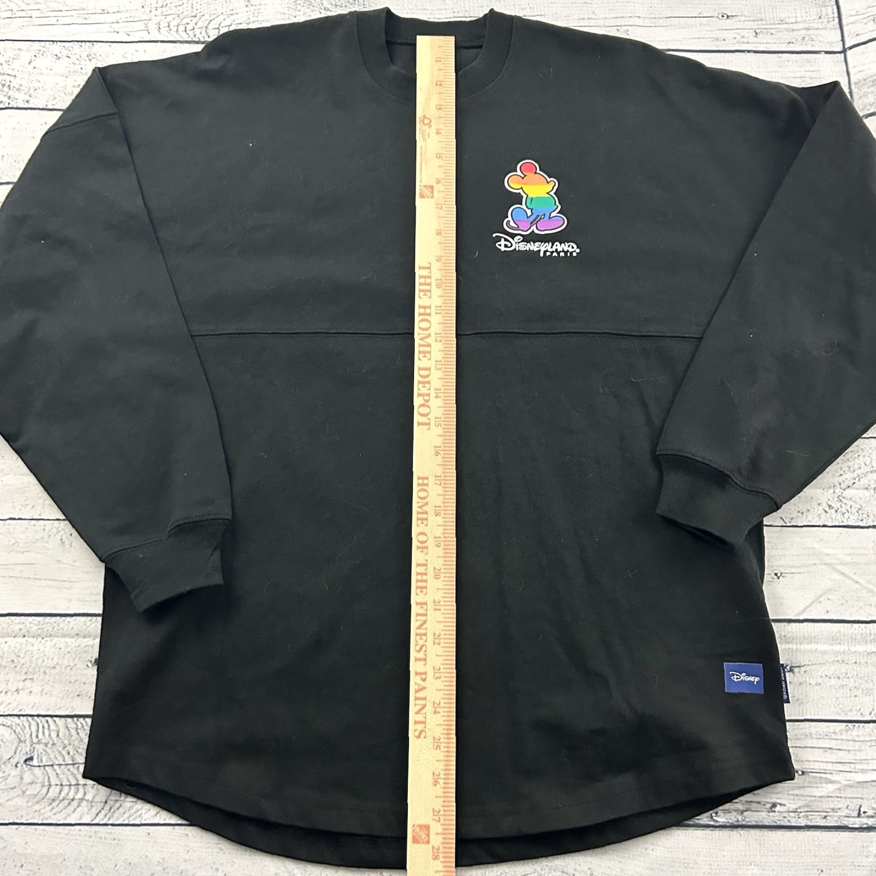 Disney Disneyland Paris Pride Collection Spirit Jersey T Shirt Men's Small Black Mens S Black Rainbow Paris 90s Spirit Jersey Shirt Disney Size US S / EU 44-46 / 1 - 5 Thumbnail