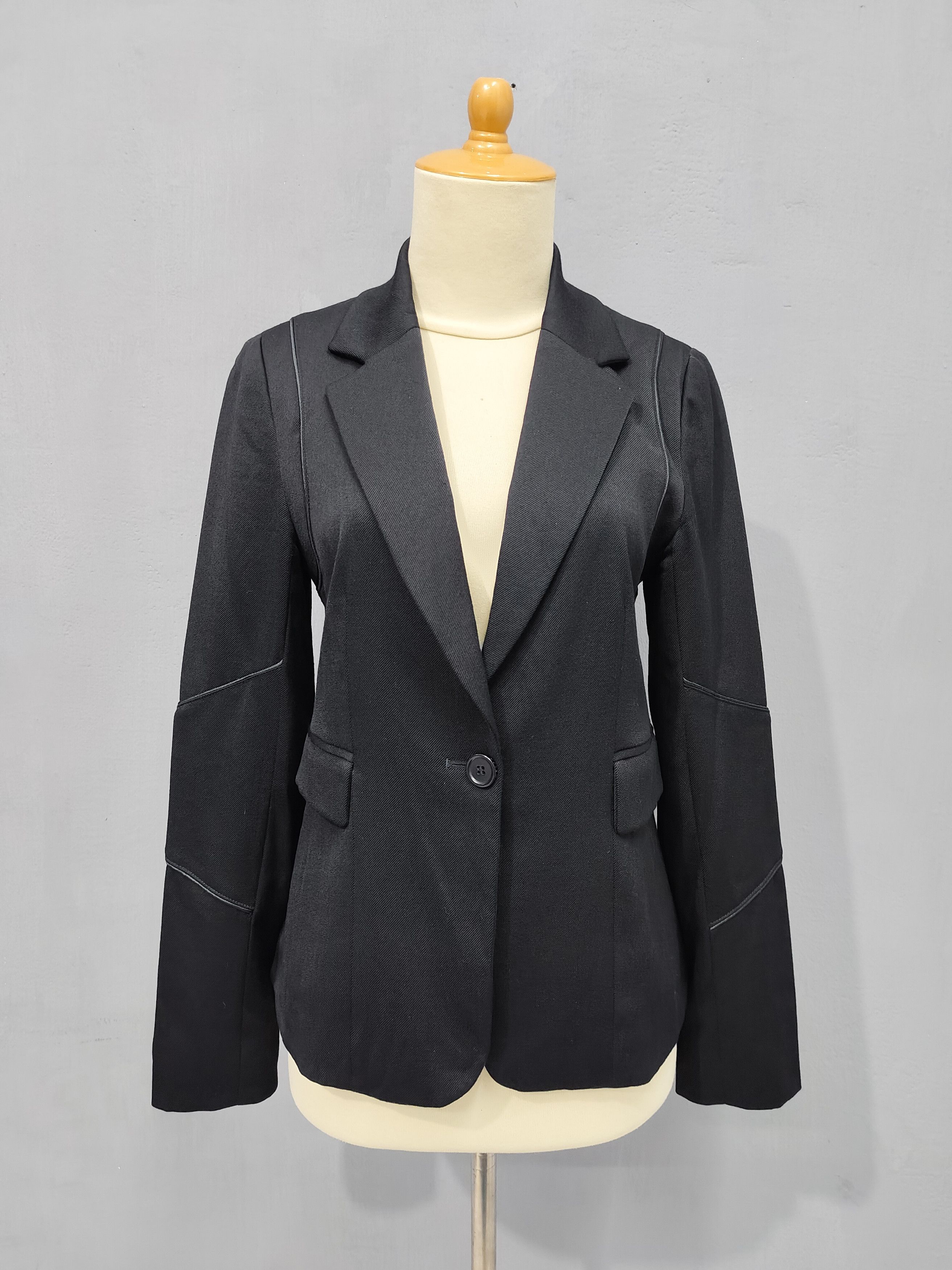 Joseph Joseph- Minimal Dark Clean Tailored Fitted Blazer Size M / US 6-8 / IT 42-44 - 12 Thumbnail