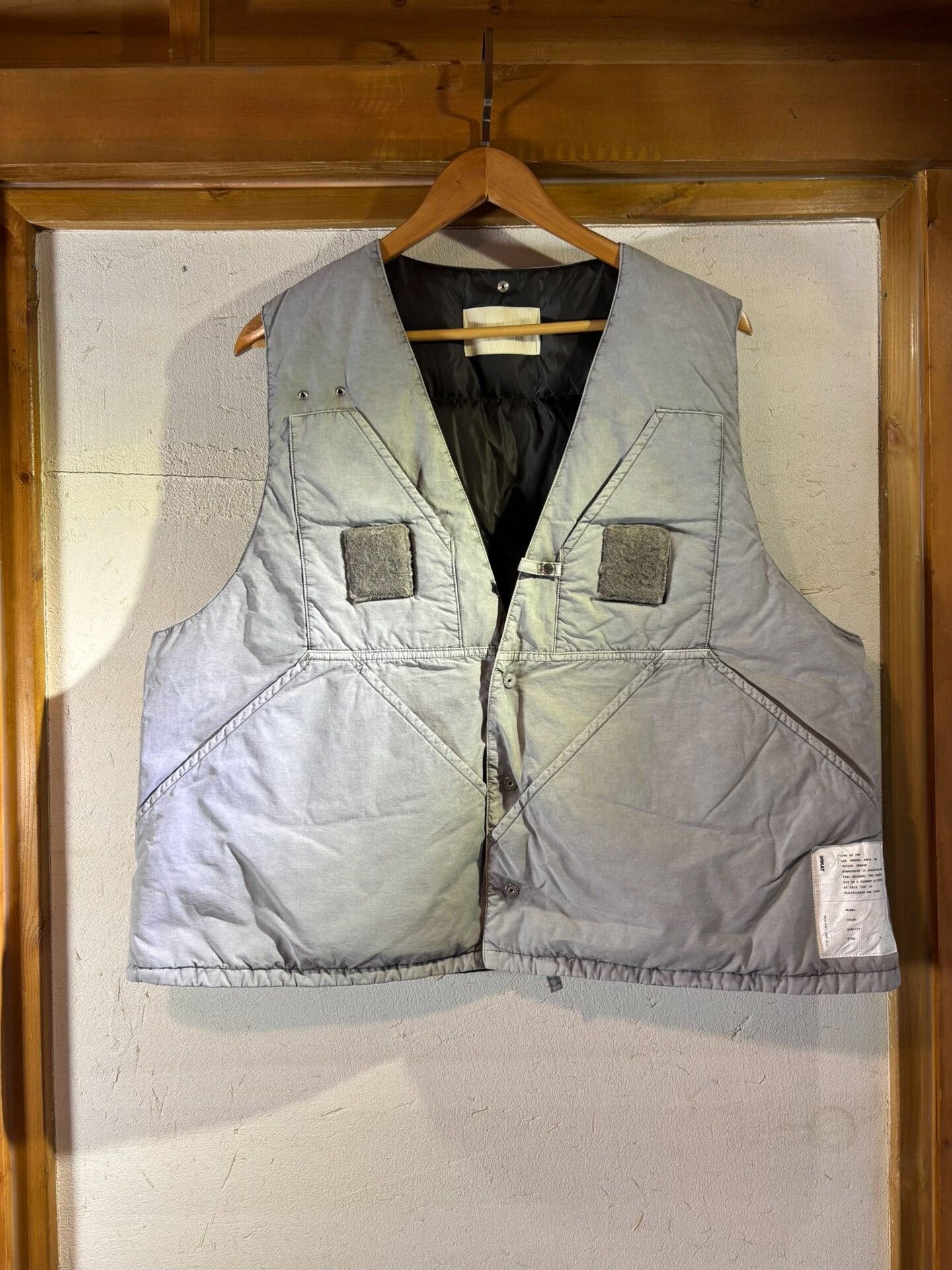 Other INNAT Distressed Dyed Down Vest Size US L / EU 52-54 / 3 - 1 Thumbnail