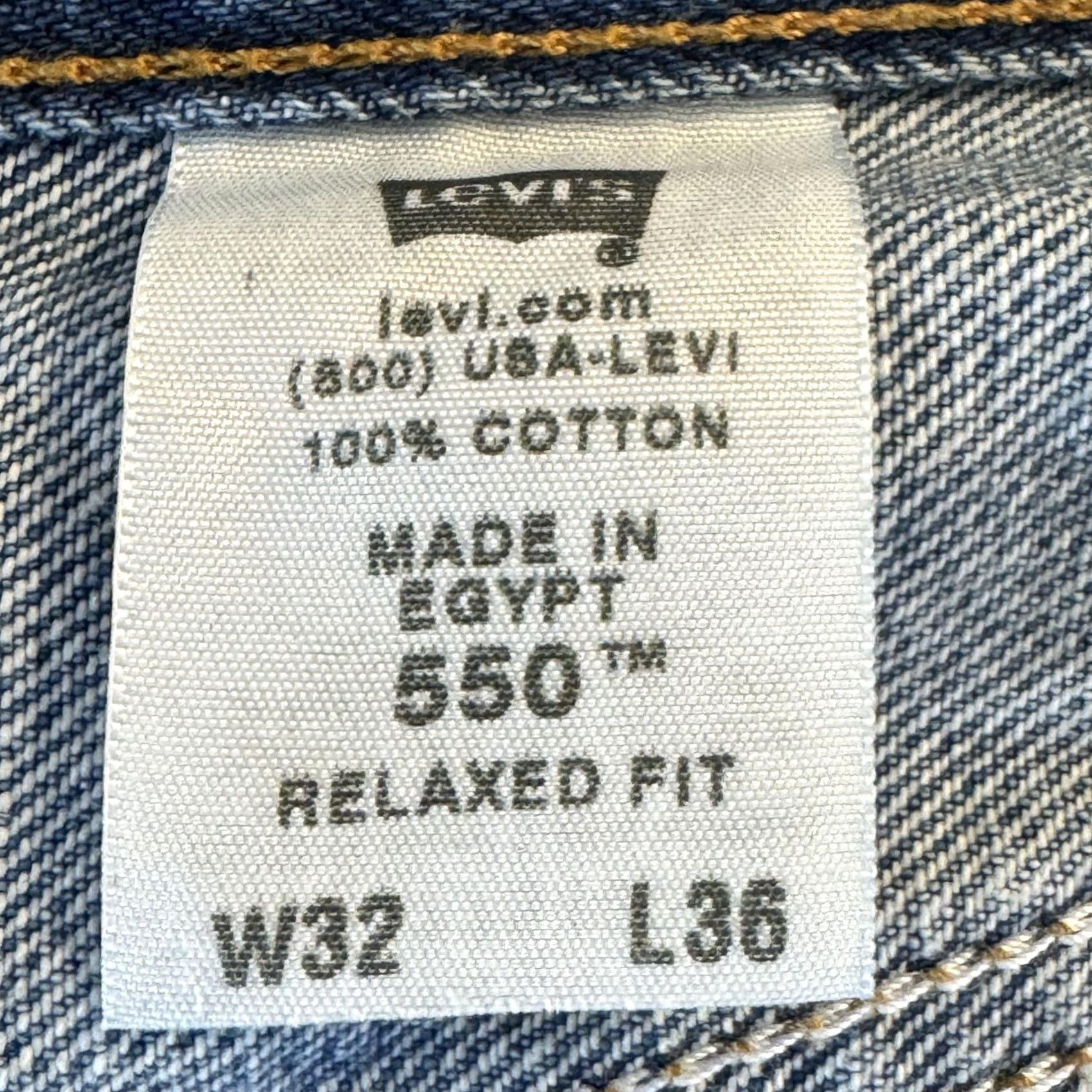 Levi's VINTAGE Levi’s 550 Jeans Mens 32x34 Blue Relaxed Fit Tapered Leg Medium Wash Jeans MensBlue Relaxed Fit Tapered 550 Cowboy USA 32x34 Boys Mens Girls Size US 32 / EU 48 - 5 Thumbnail