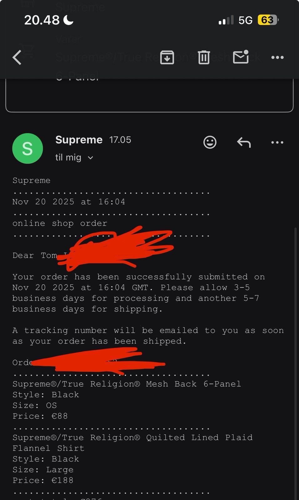 Supreme × True Religion Supreme x True Religion flannel Size US L / EU 52-54 / 3 - 5 Thumbnail