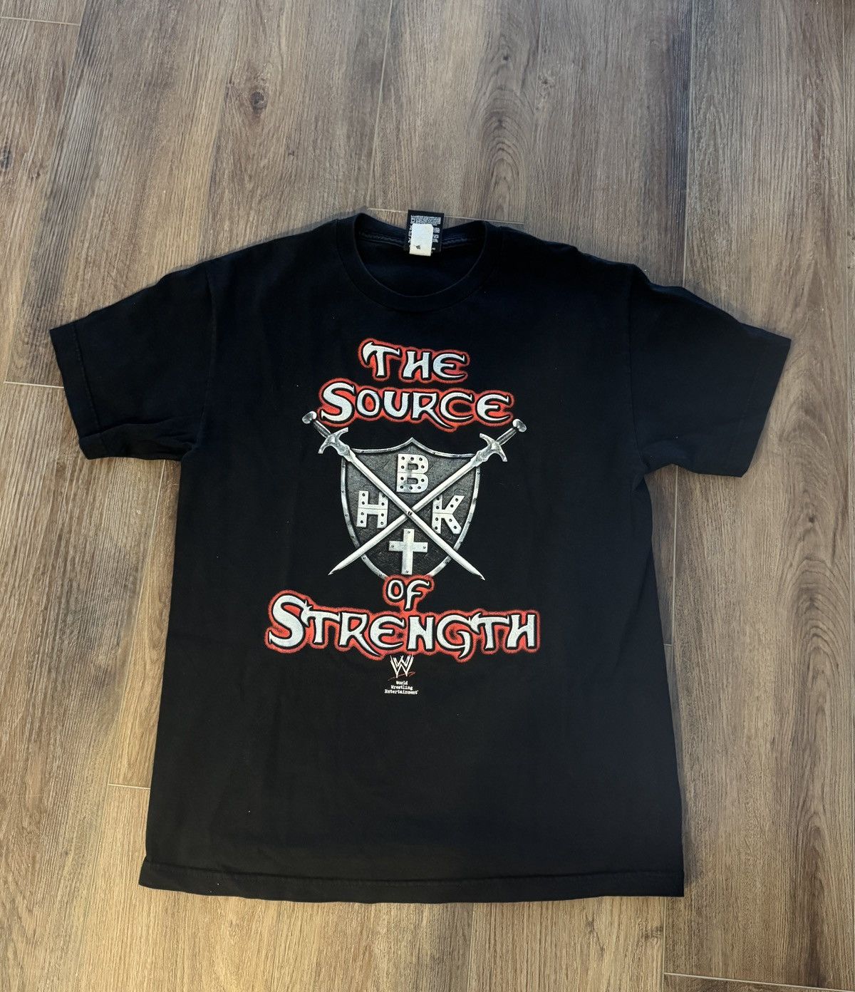 WWE WWE “The Source of Strength” Shield Tee HBK Sean Micheals Size US L / EU 52-54 / 3 - 1 Thumbnail