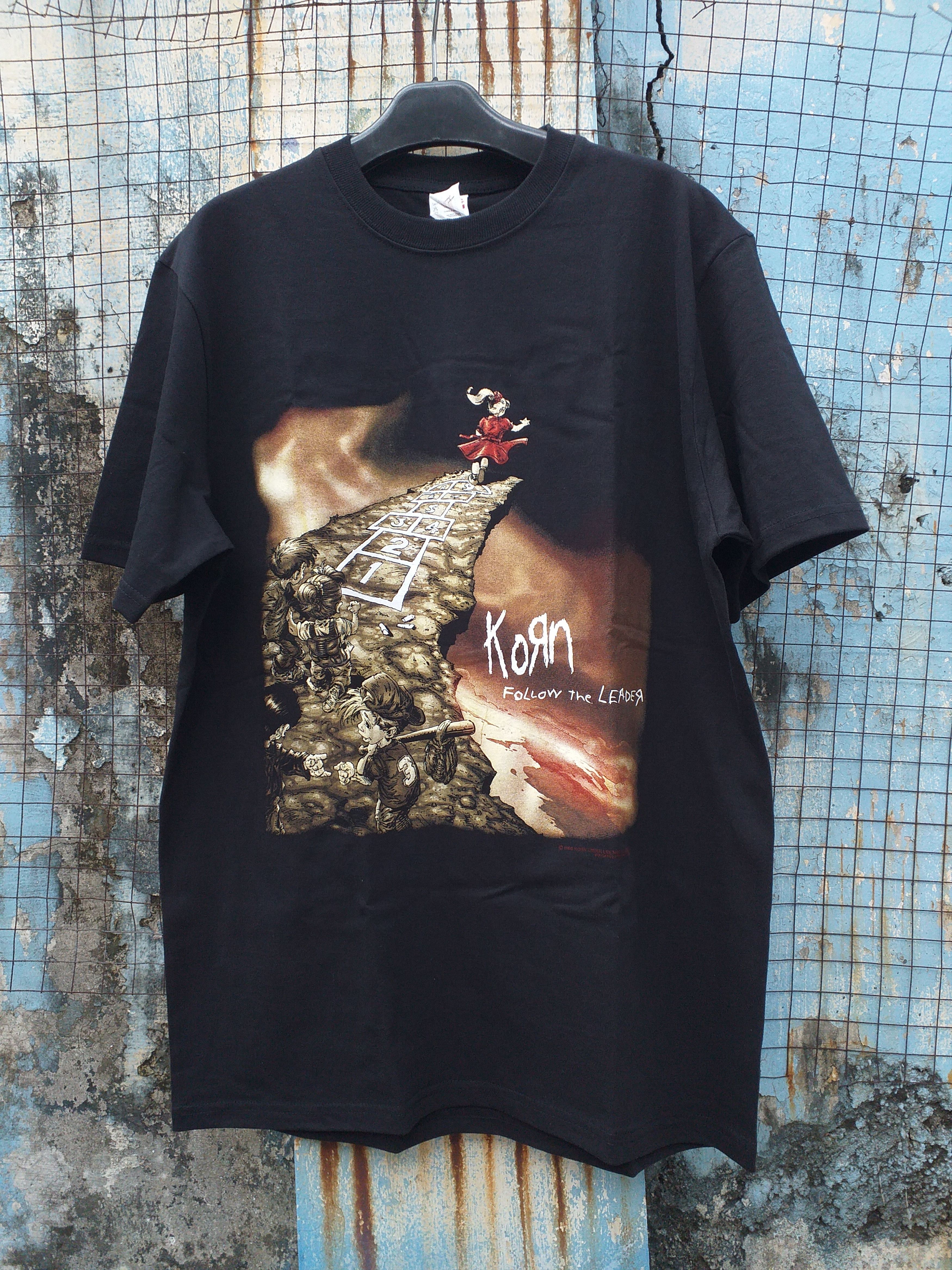 Band Tees Korn Follow The Leader Tour T shirt Size US XL / EU 56 / 4 - 1 Thumbnail