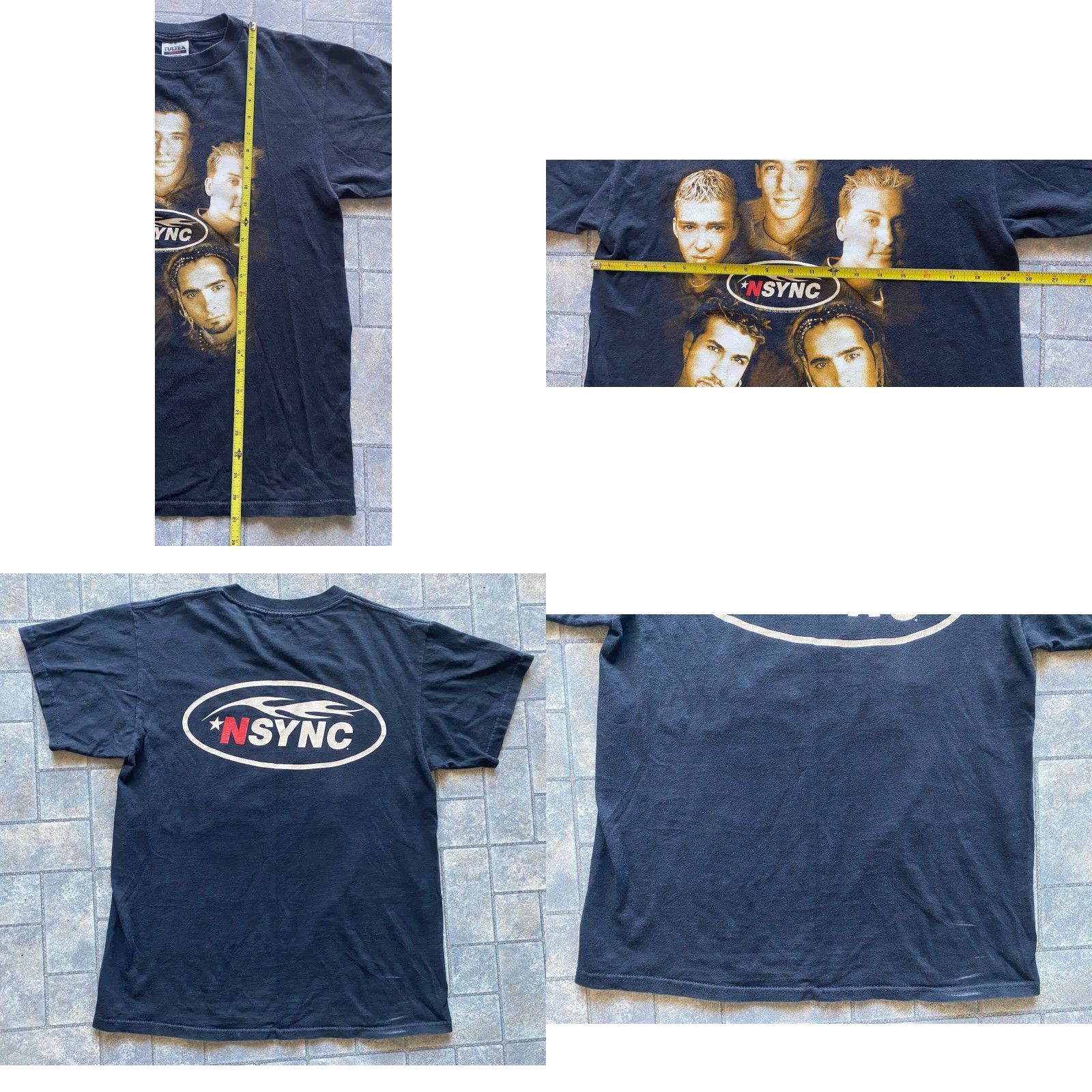 Tultex VINTAGE NSYNC Tultex T-Shirt Men’s Size M Black 90s Band Music Shirt Mens Size US M / EU 48-50 / 2 - 9 Thumbnail