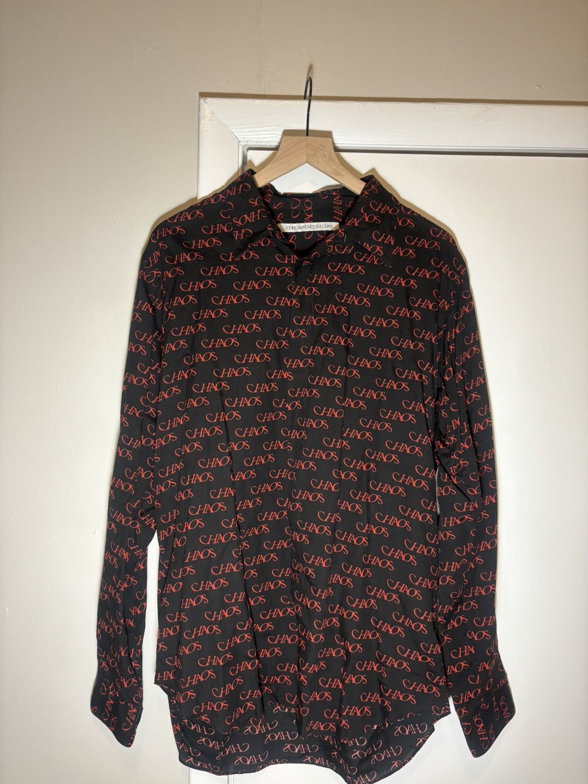 JOHN LAWRENCE SULLIVAN John Lawrence Sullivan Chaos Button Up Shirt Size US L / EU 52-54 / 3 - 1 Thumbnail