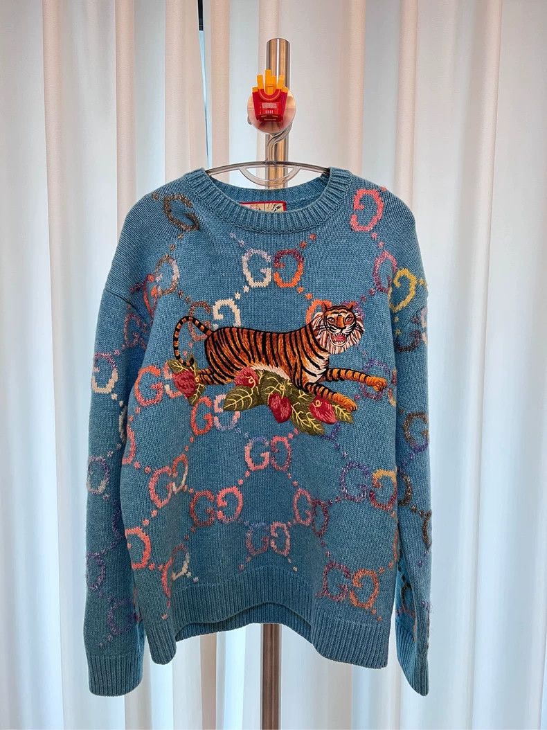 Gucci Gucci SS22 Gucci Chinese New Year Series Full Print GG Tige Size US L / EU 52-54 / 3 - 2 Thumbnail