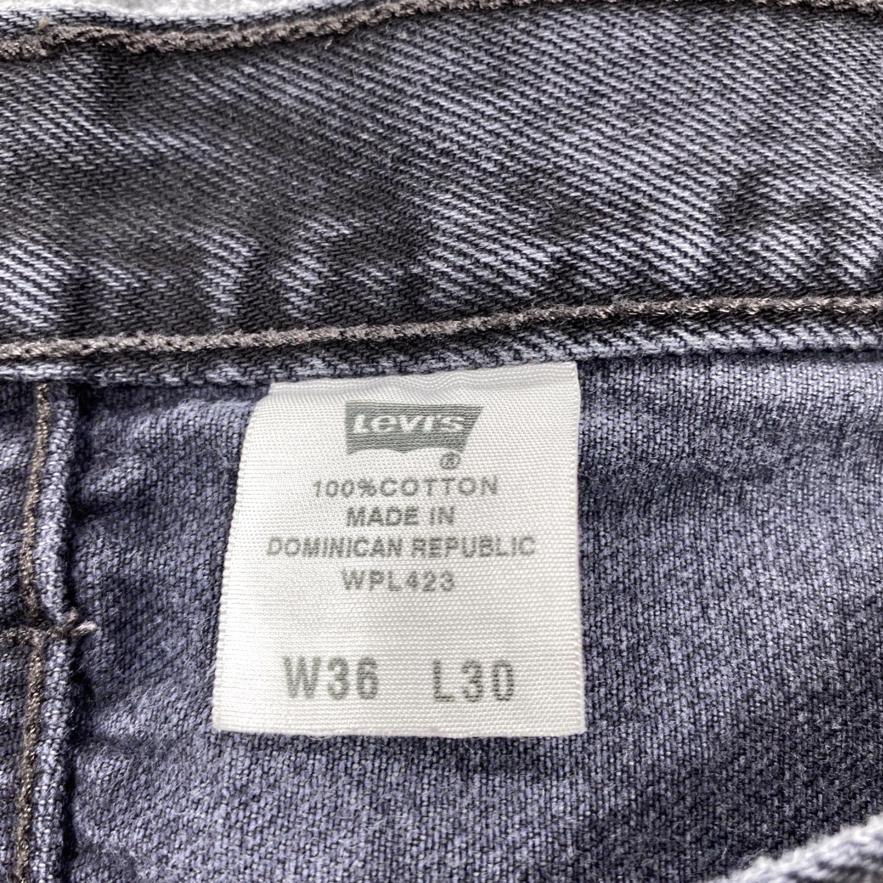 Levi's VINTAGE Levi's 501 Jeans Mens 36x30 Black Straight Leg Button Fly含 Accessories Size US 36 / EU 52 - 5 Thumbnail