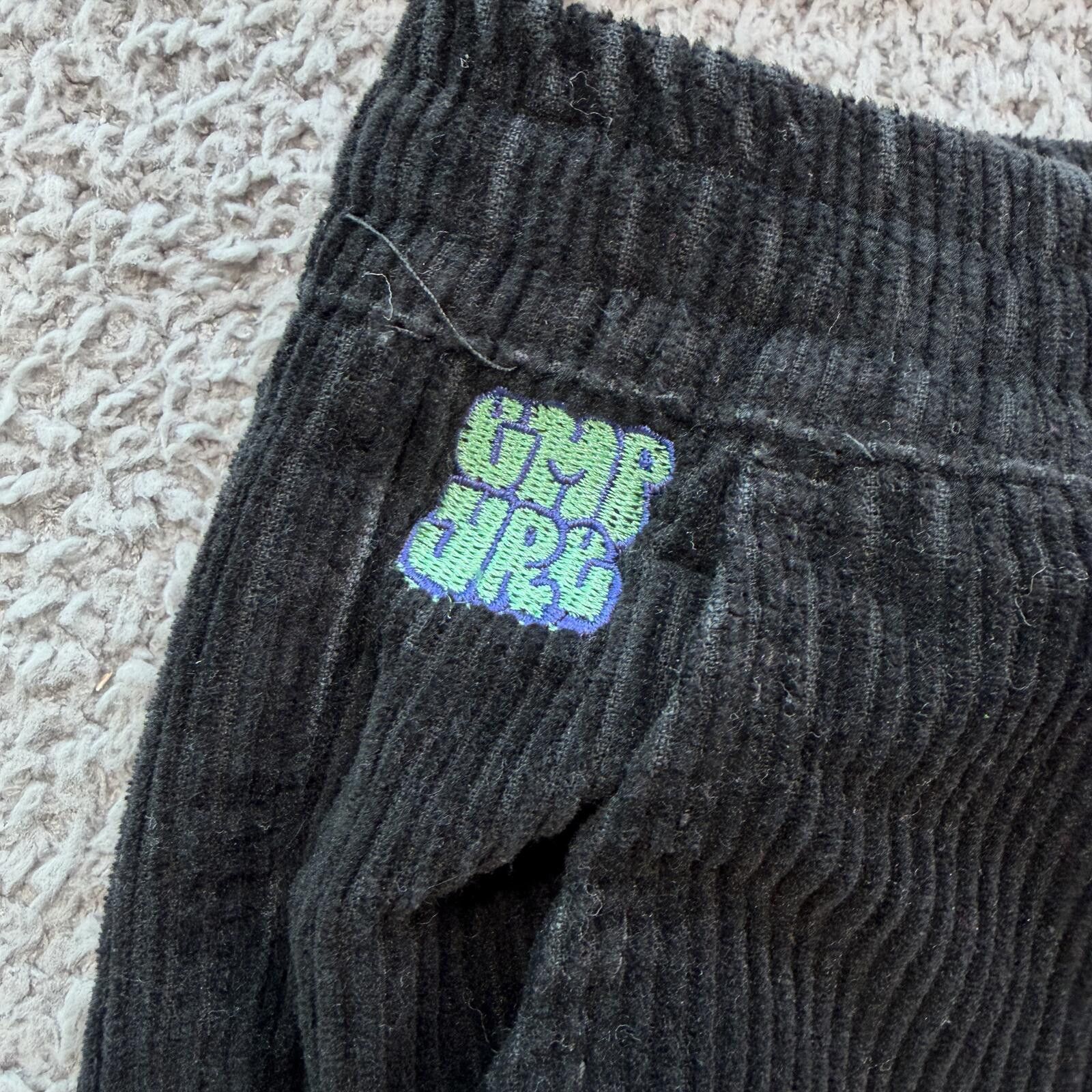 Empyre Y2K Empyre Black Corduroy Baggy Skate Pants Wide Leg M Size US 32 / EU 48 - 6 Thumbnail
