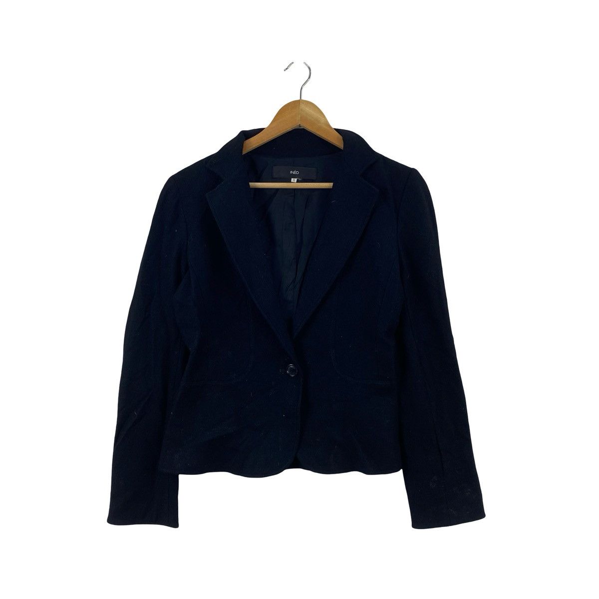 Other INÉD Cropped Tailored Blazer Jacket Single Button Smart Size S / US 4 / IT 40 - 4 Thumbnail