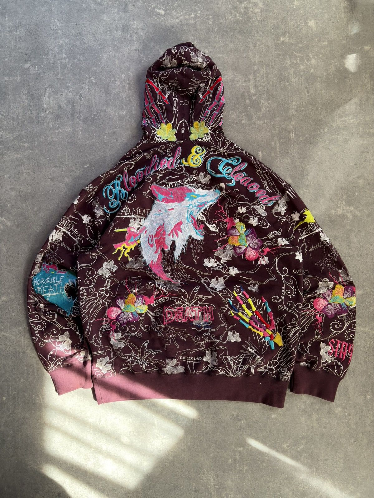 Artful Dodger Artful Dodger Exiled To Bishop AOP Embroidered Zip Hoodie XL Size US XL / EU 56 / 4 - 2 Thumbnail