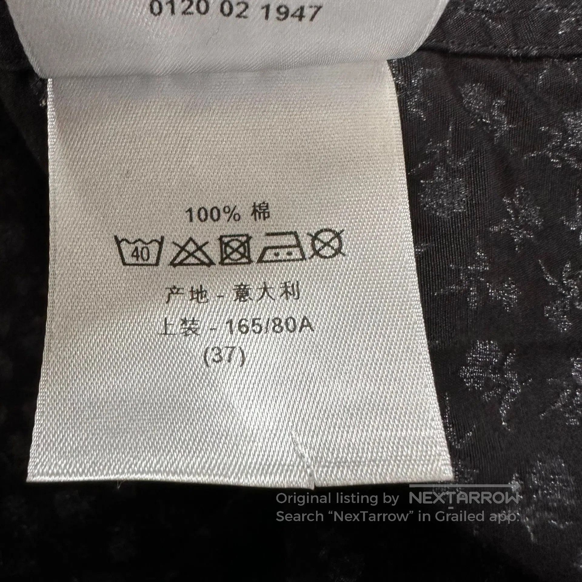Dior Dior Black Floral Print Shirt. Size S / US 4 / IT 40 - 5 Thumbnail