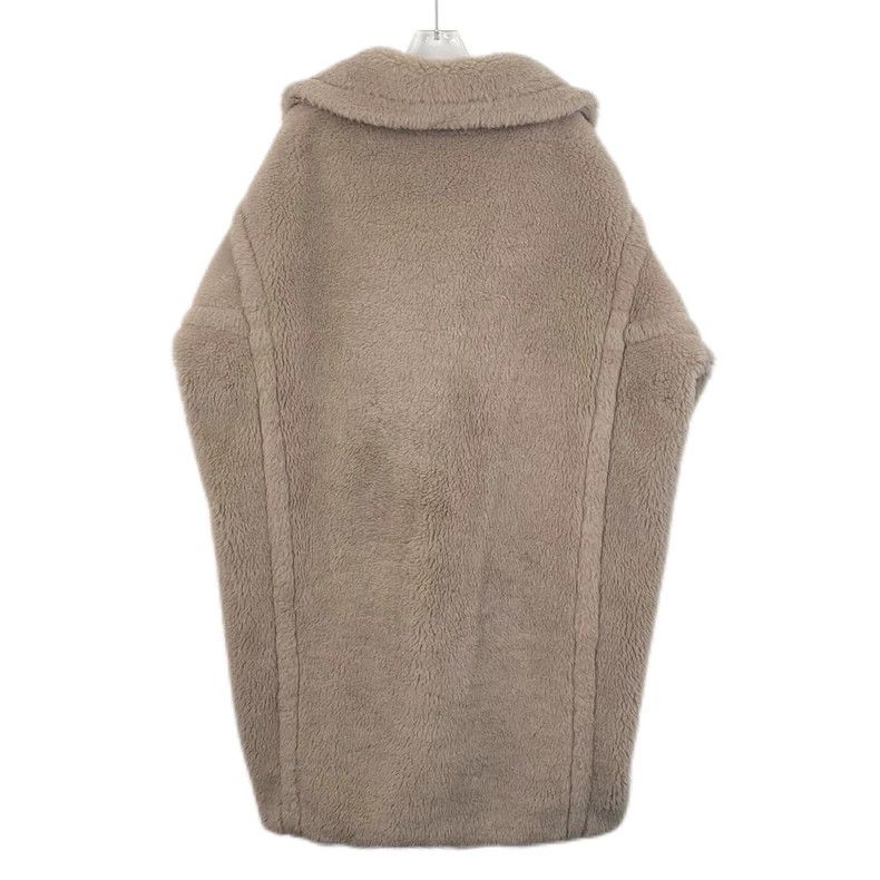 Max Mara Max Mara Teddy Collection Sand Teddy Alpaca Lapel Double B Size S / US 4 / IT 40 - 2 Thumbnail