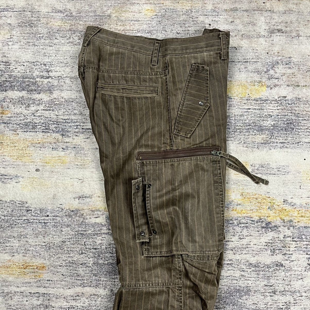 PPFM PPFM pinstriped tactical cargo pants Size US 31 - 4 Thumbnail