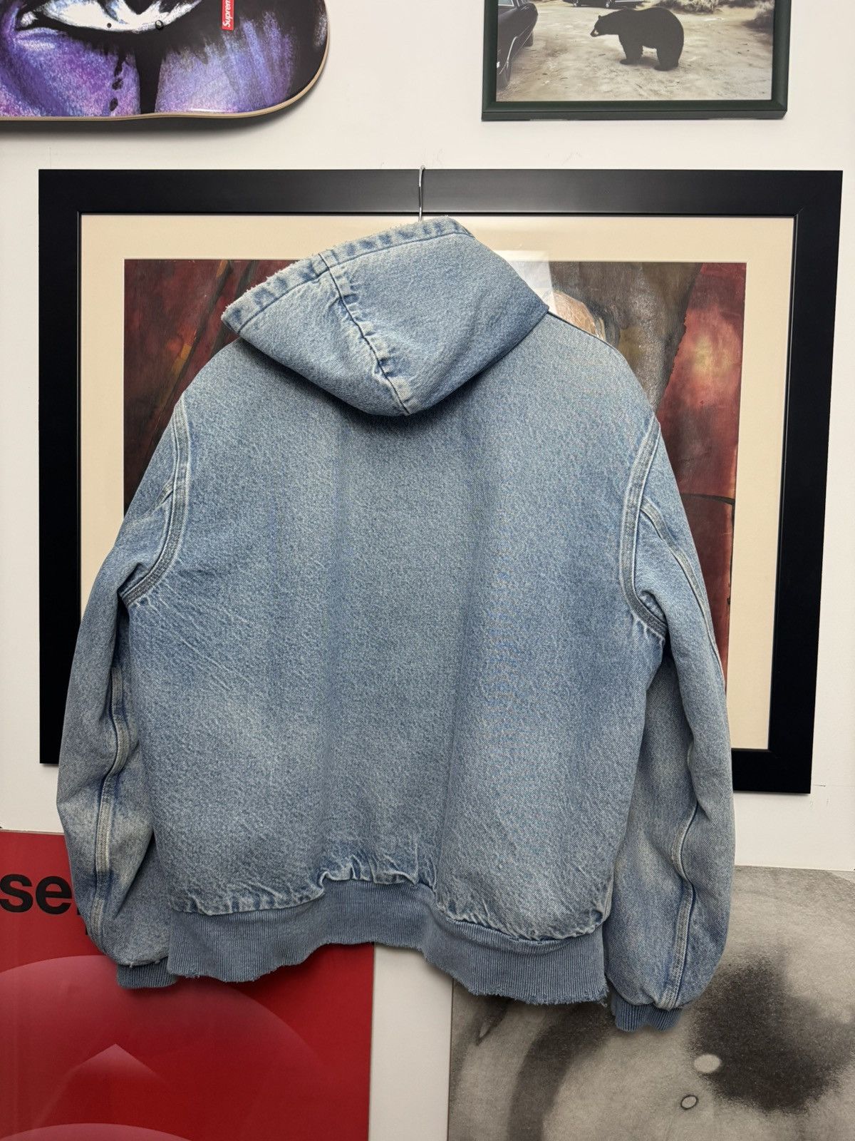 Vintage 90s Carhartt Active Jacket Detroit Denim Asap Rocky