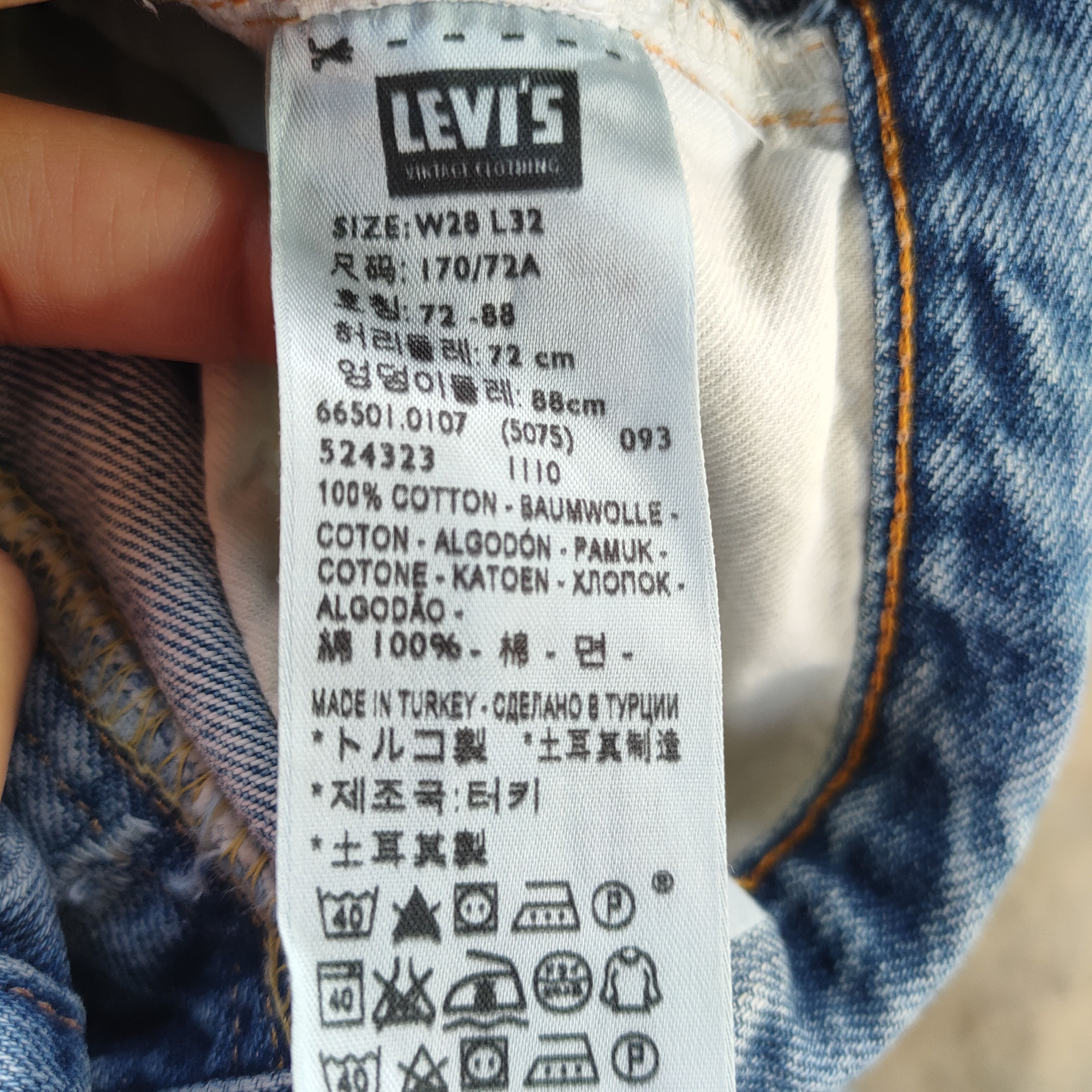 Levi's Vintage Clothing VINTAGE LEVI'S 501 BIG E SELVAGE DISTRESSED JEANS PANTS Size US 28 / EU 44 - 19 Thumbnail