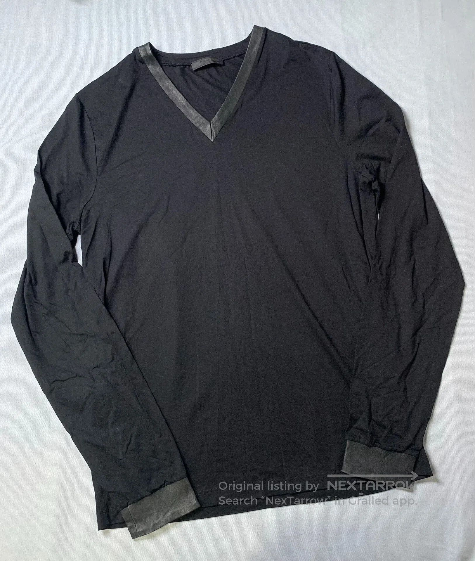 Prada Prada Lambskin Trim Long. Size US XL / EU 56 / 4 - 2 Thumbnail