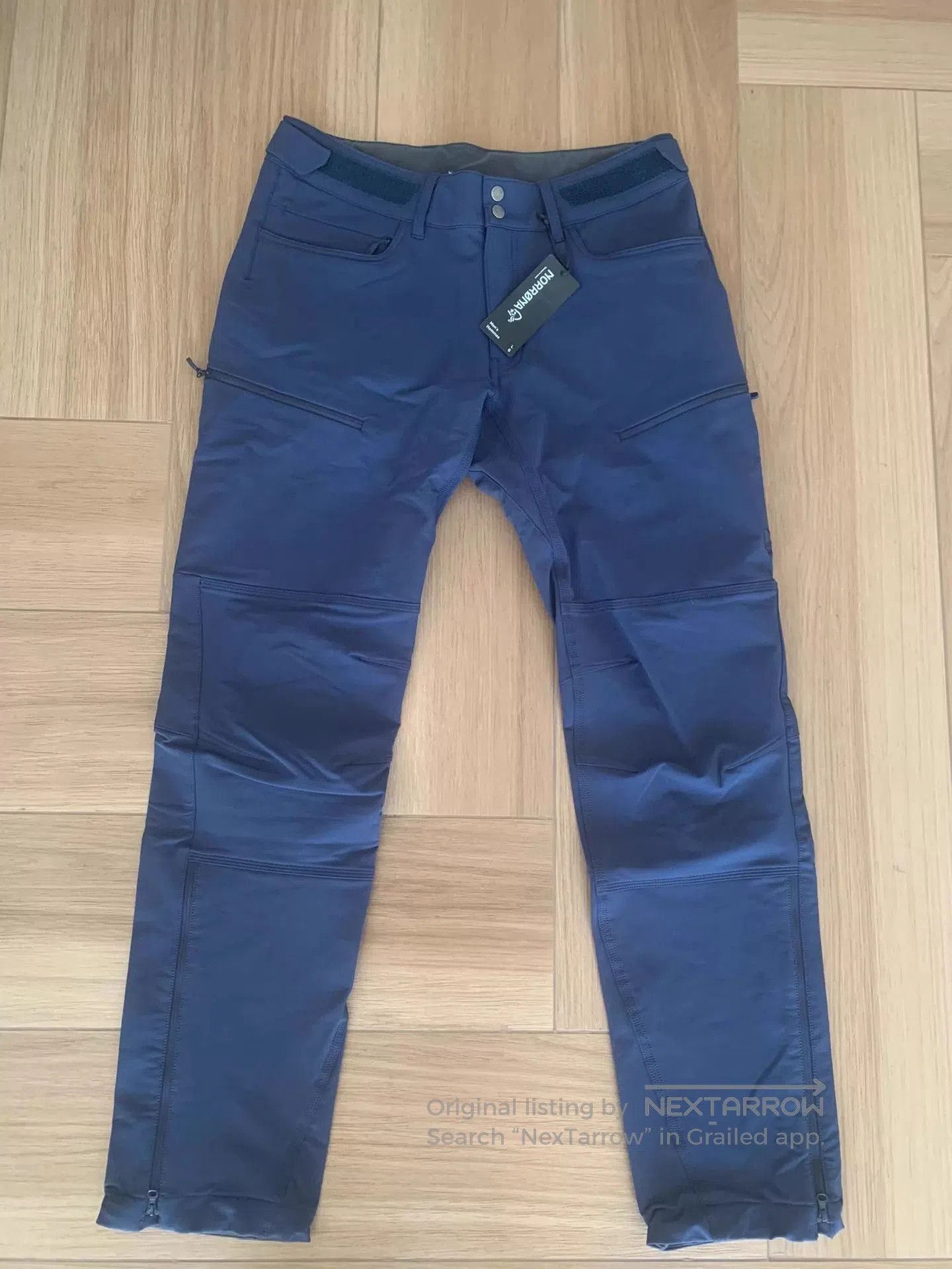 Norrona Blue Casual Pants with Zip Pockets . Size US 34 / EU 50 - 1 Thumbnail
