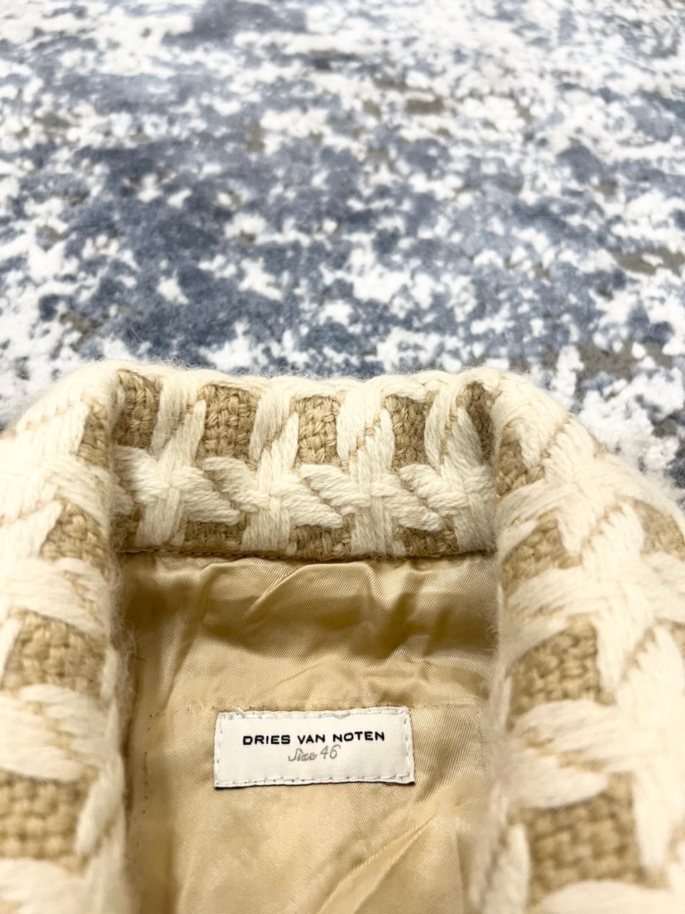 Dries Van Noten ⁠ ⁠⁠Dries Van Noten houndstooth jacket Size US S / EU 44-46 / 1 - 7 Thumbnail