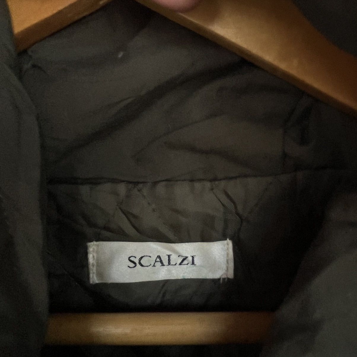 Other Vintage Scalzi Khaki Green Hooded Puffer Jacket Size M Size M / US 6-8 / IT 42-44 - 8 Thumbnail