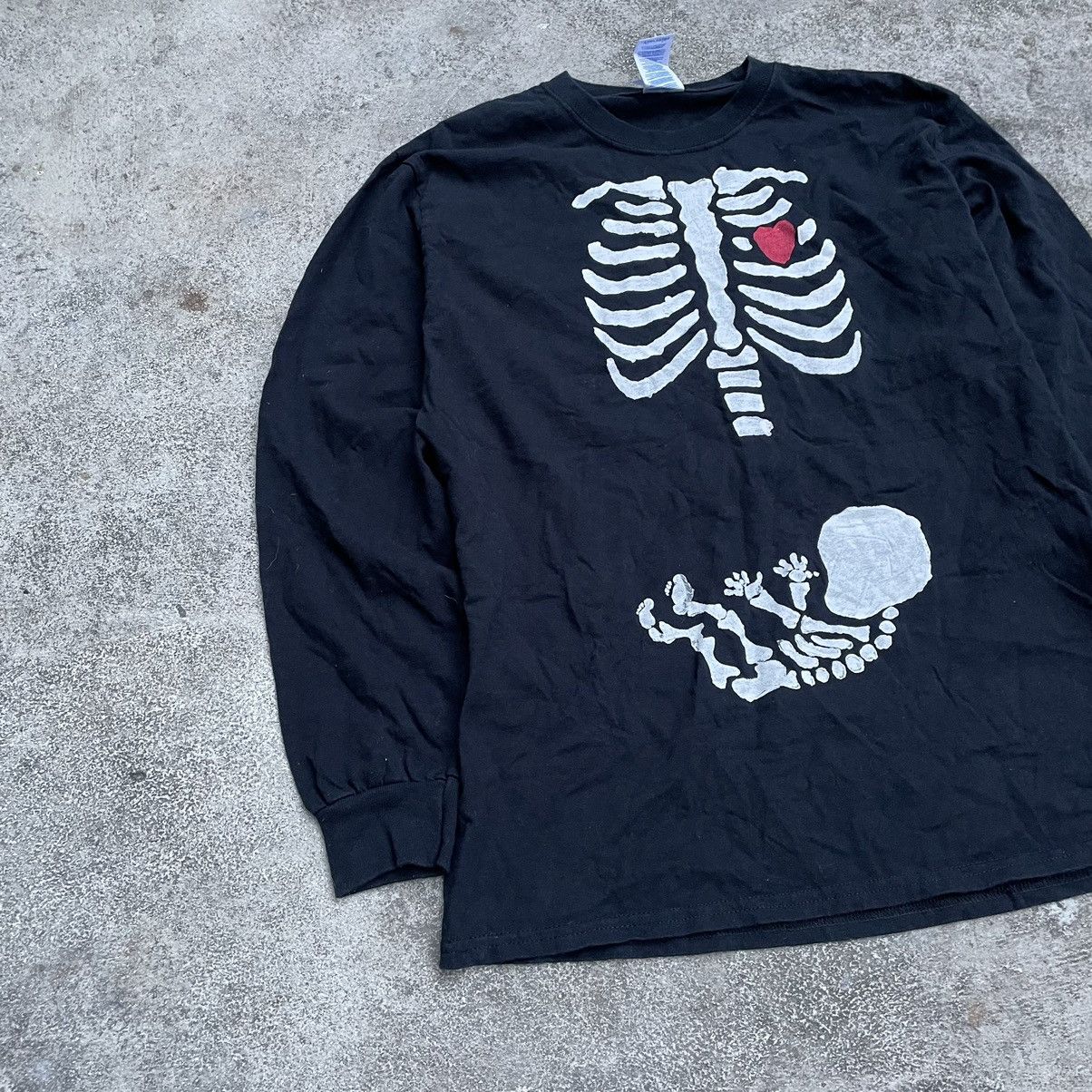 Vintage Vintage Y2K SKETON SKULLS Absurd Art Dead Babe Buymypiece Size US M / EU 48-50 / 2 - 2 Thumbnail