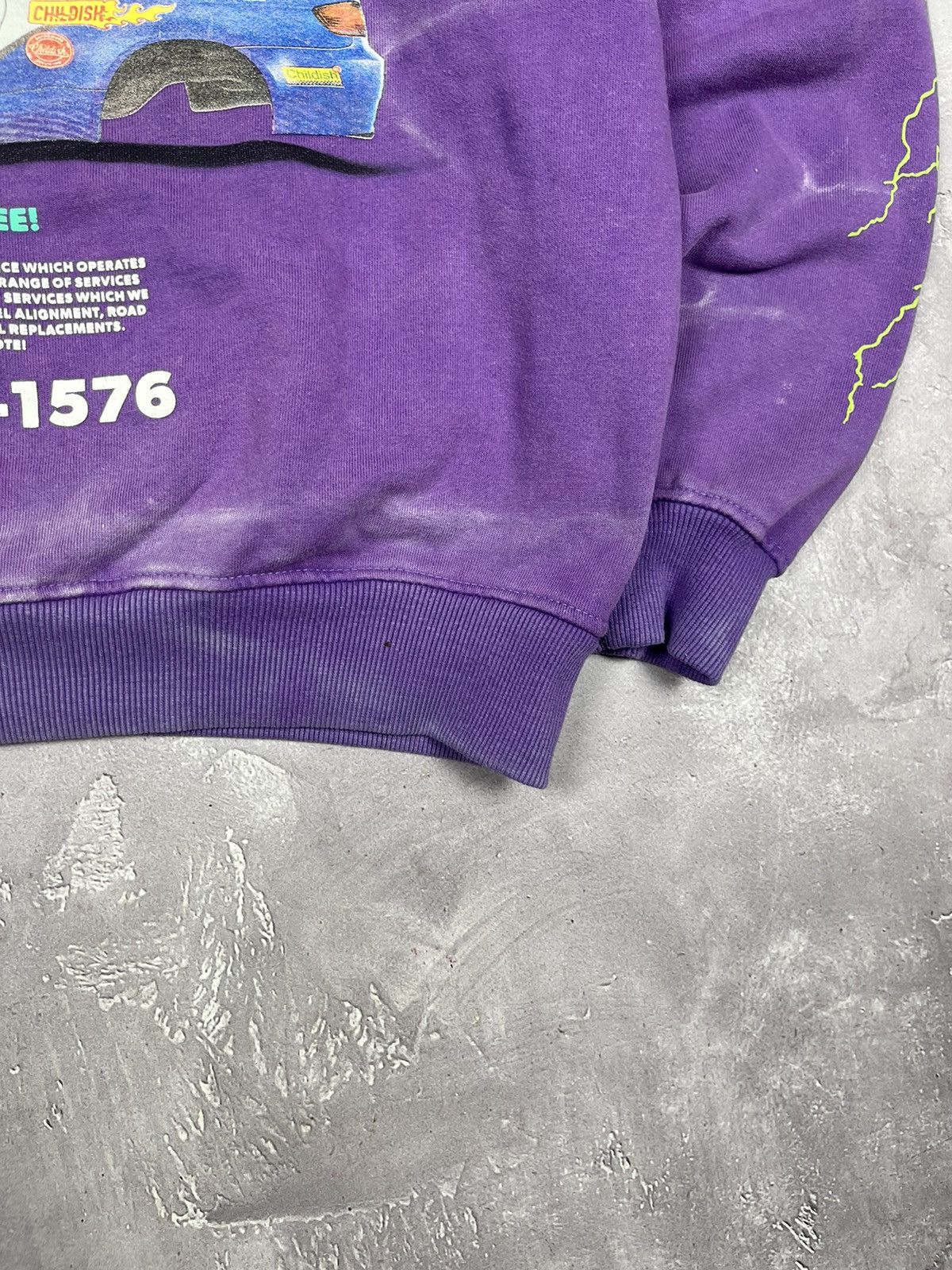 CHILDS Vintage Childish Robs Motors Oversized Hoodie Size US XS / EU 42 / 0 - 11 Thumbnail