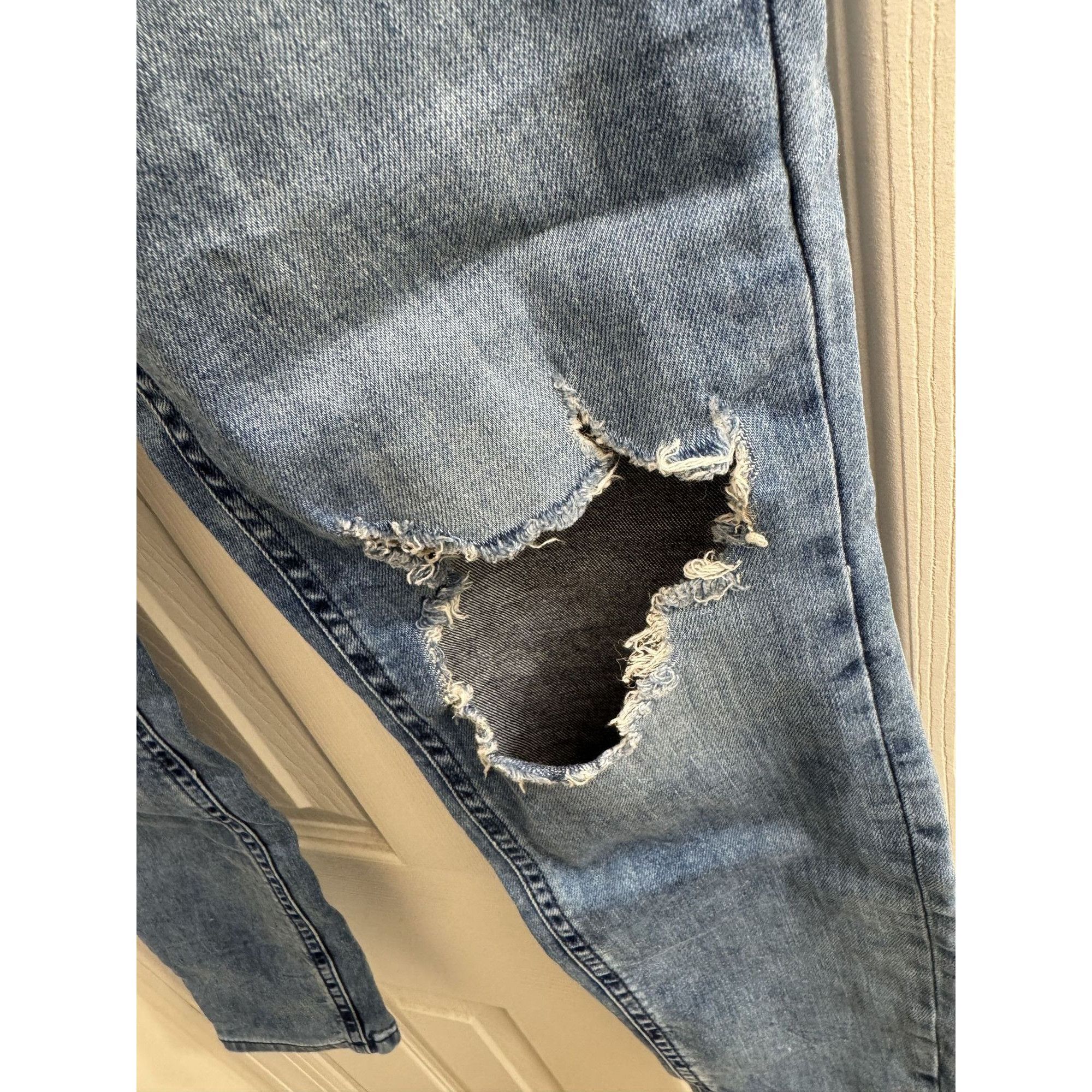 Free People Free Peoples Skinny Distressed Women's Jeans Size 29 Size 29" - 5 Thumbnail