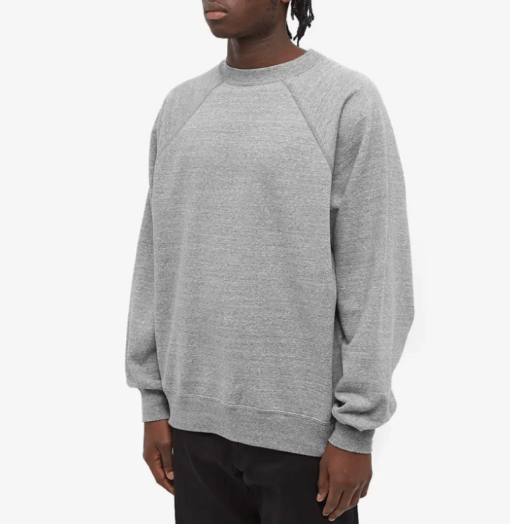 image of Nanamica Sweatshirt - Heather Grey, Men's (Size XS)