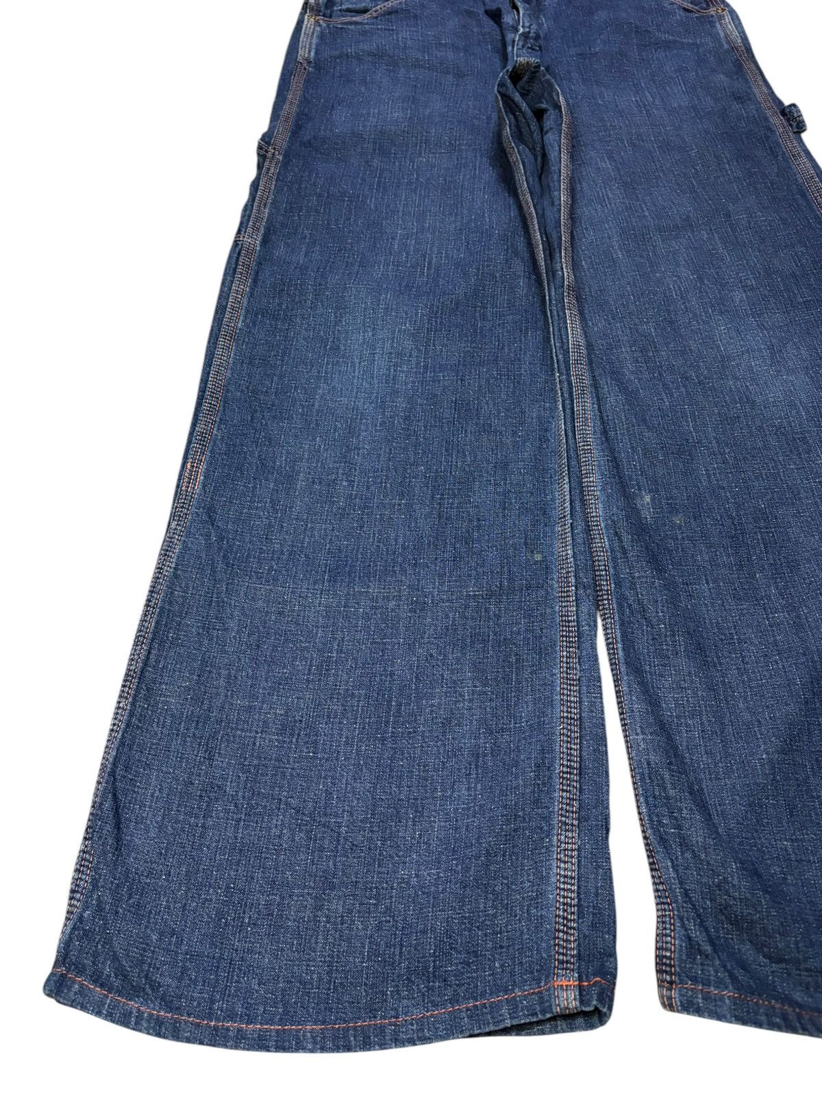 Japanese Brand × Orslow Vintage Or Slow Carpenter Loose Baggy Jeans Size US 29 - 6 Thumbnail