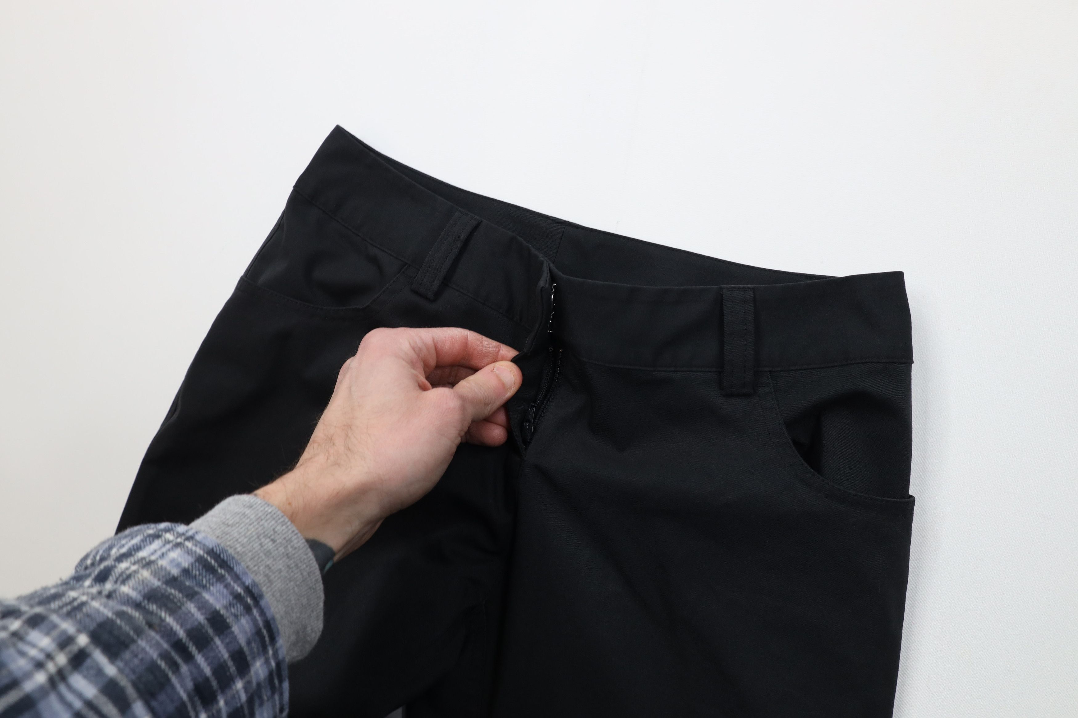 Adidas Vintage Y2K Adidas Golf Flared Wide Leg Chino Pants Black Size 25" / US 0 / IT 36 - 8 Thumbnail